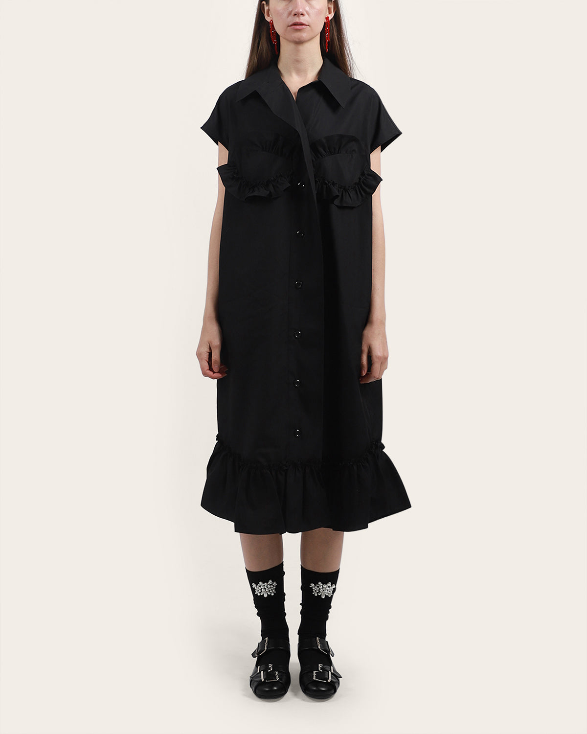 Sleeveless Bust Detail Dress
