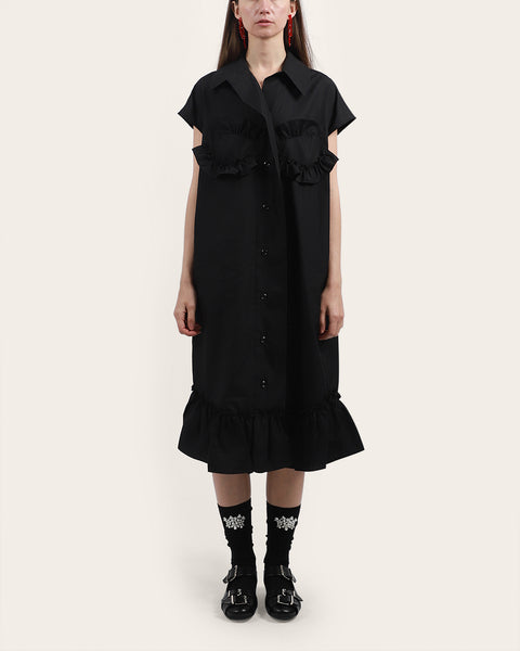 Sleeveless Bust Detail Dress