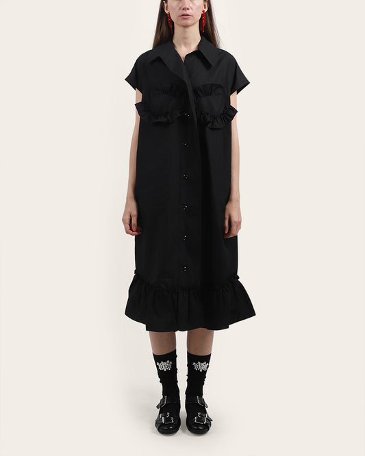 Sleeveless Bust Detail Dress