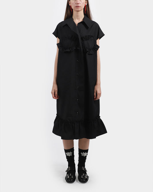 Sleeveless Bust Detail Dress