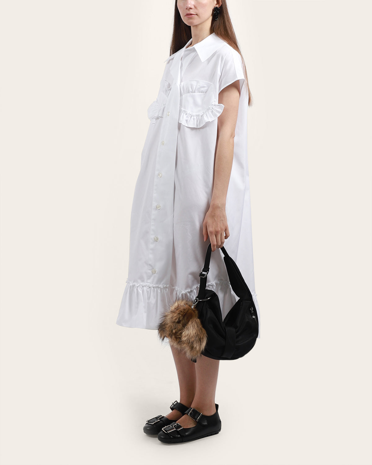 Sleeveless Bust Detail Dress