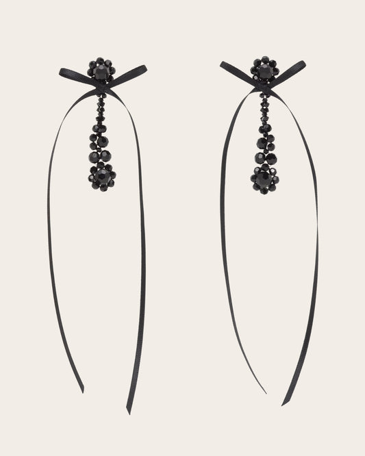 Victorian Drip Bow Earrings