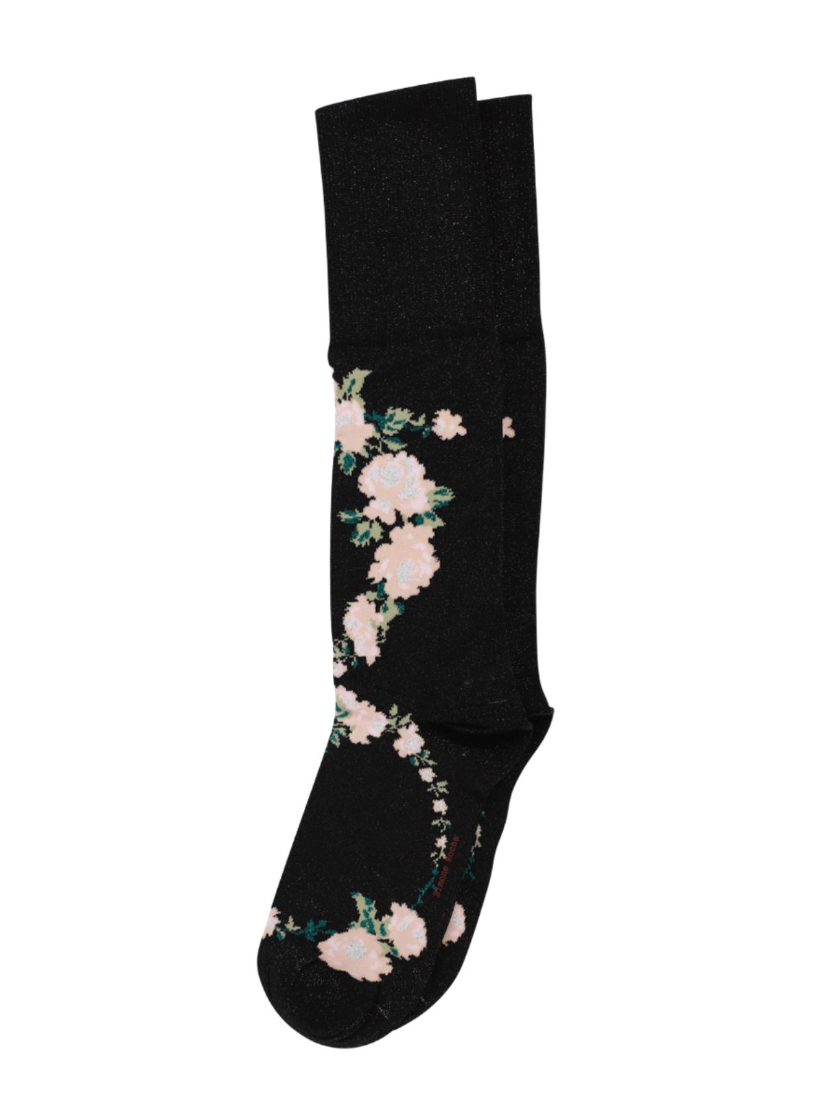 simone-rocha-lurex-jacquard-rosebud-socks-black