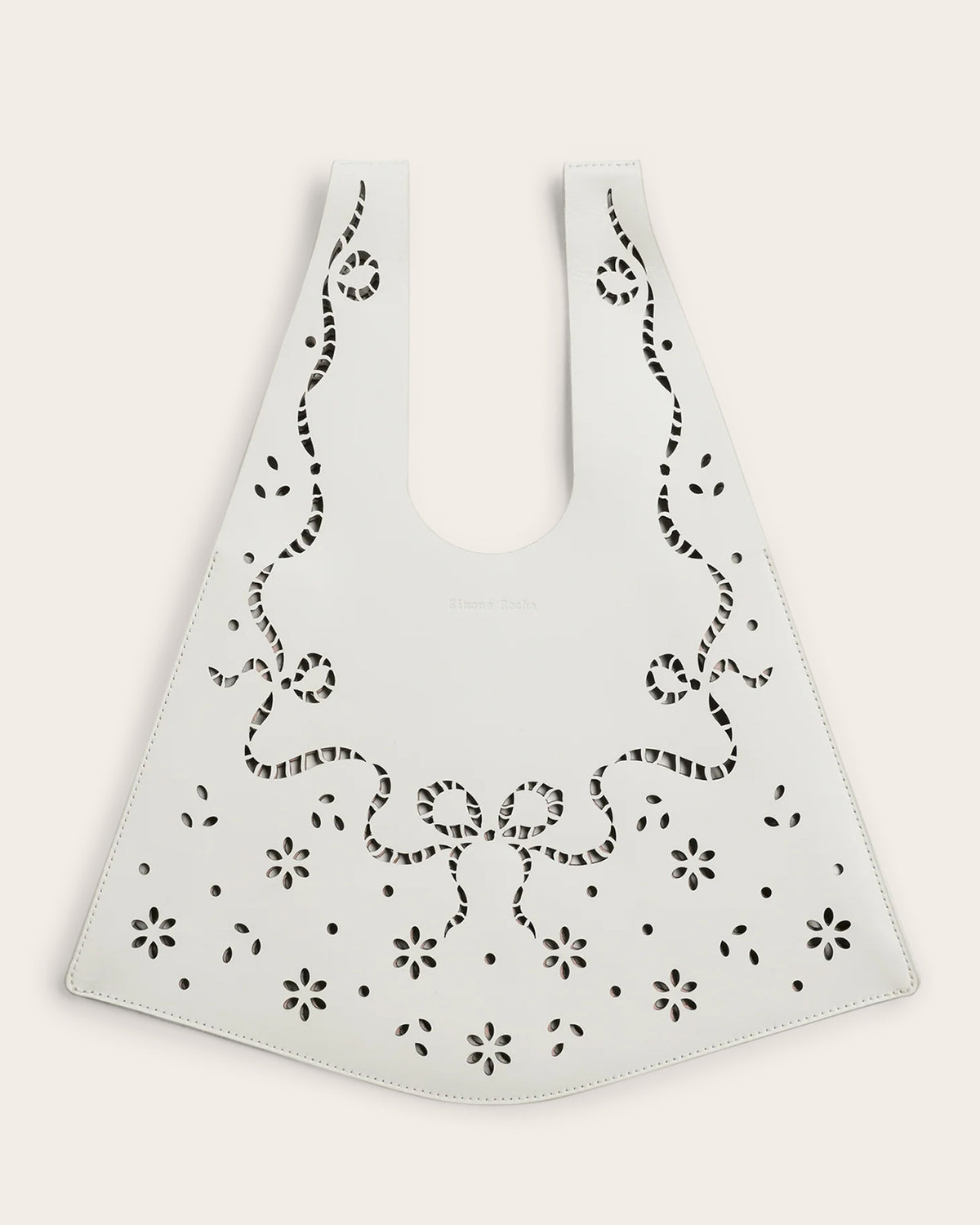 Mini Lasercut Lace Shopper Bag