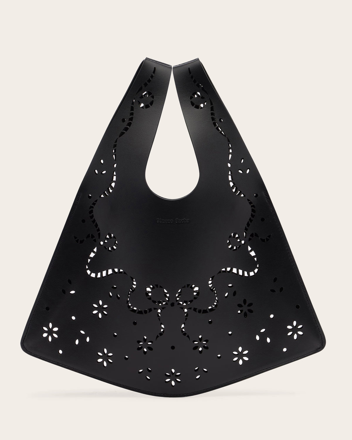 Mini Lasercut Lace Shopper Bag