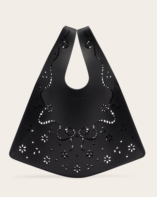 Mini Lasercut Lace Shopper Bag