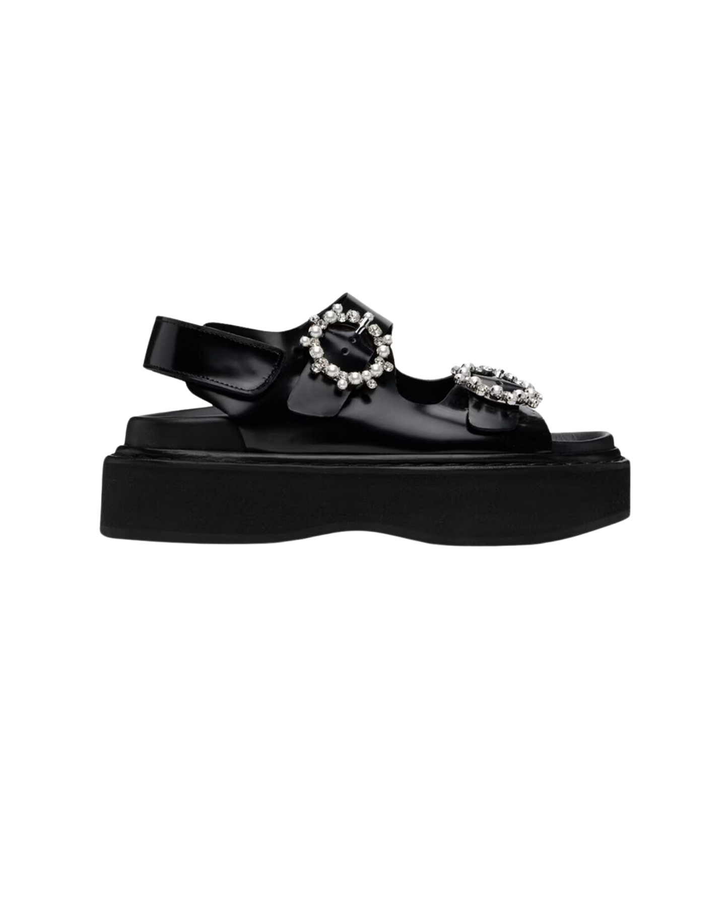 Platform Sandal With Buckle