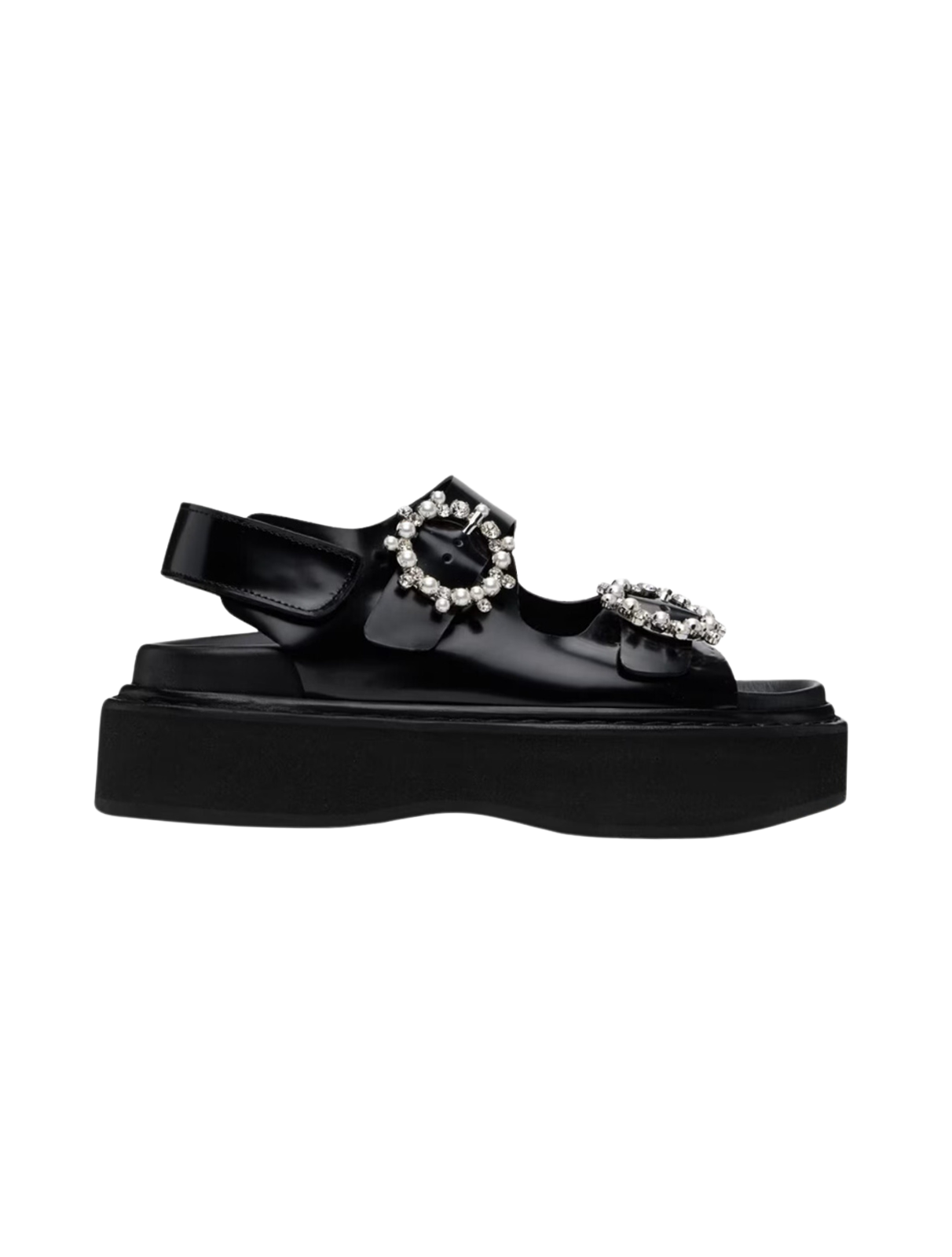 Platform Sandal With Buckle