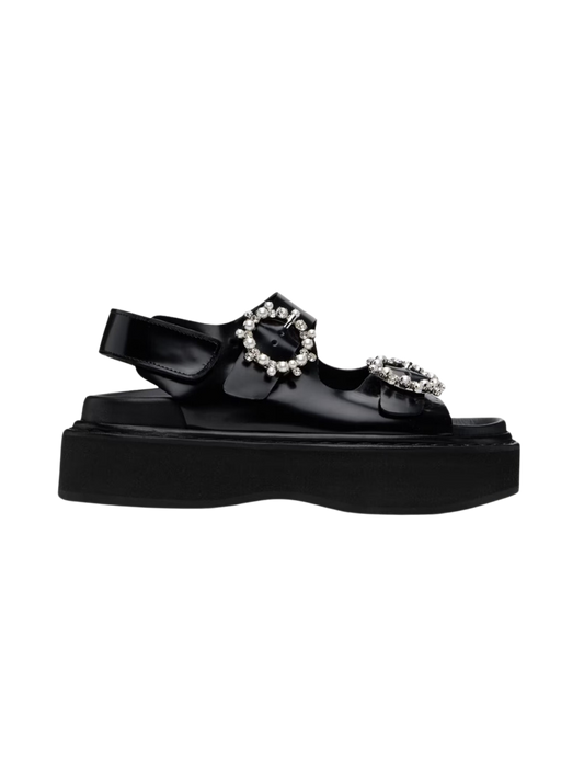 Platform Sandal With Buckle