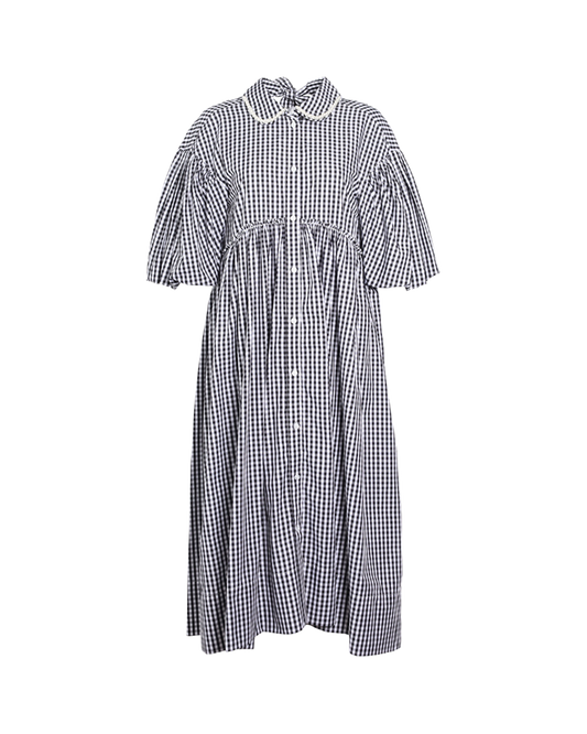 simone-rocha-puff-sleeve-signature-dress-gingham