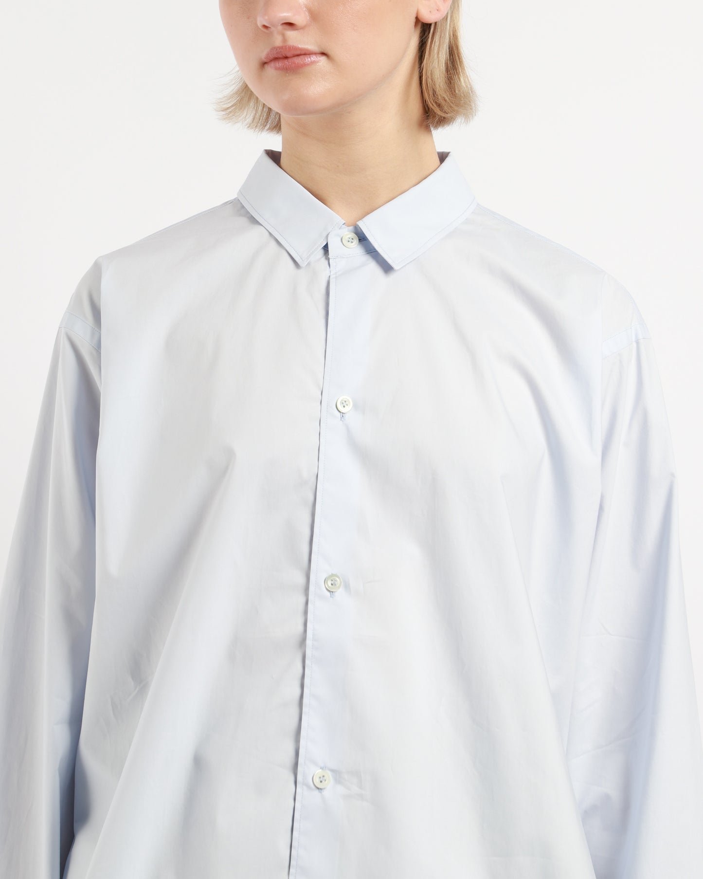 Brit Cropped Poplin Shirt