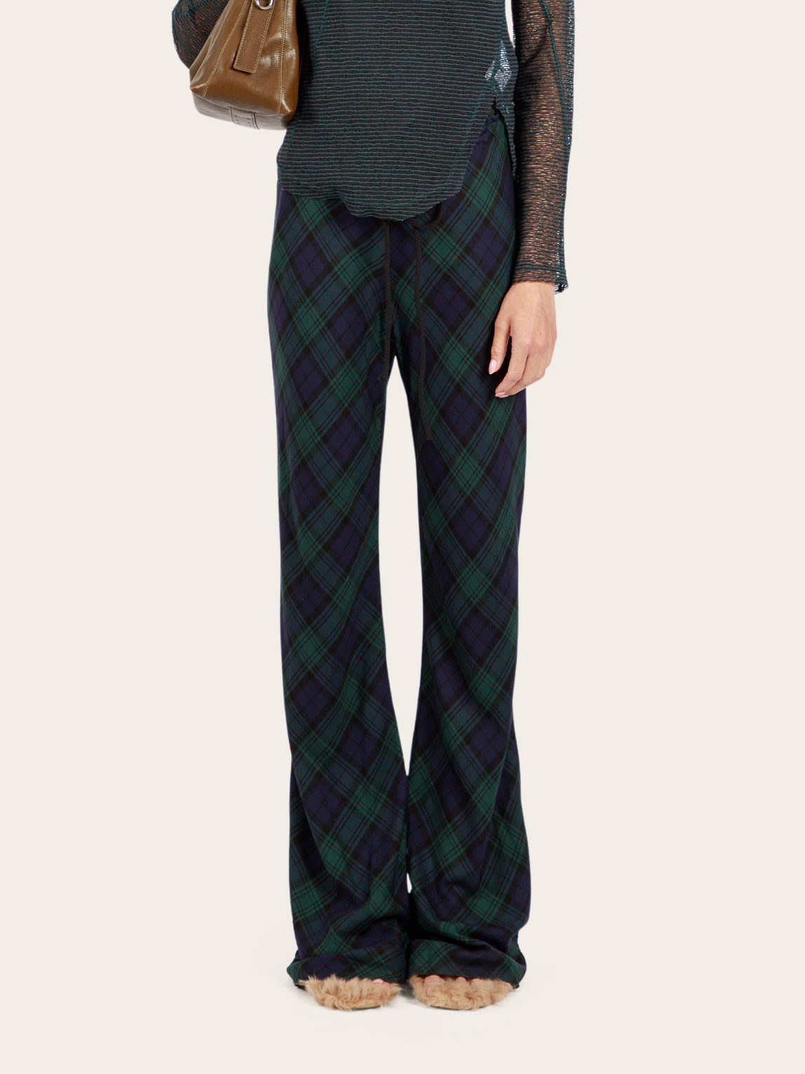 Bias Flared Pants