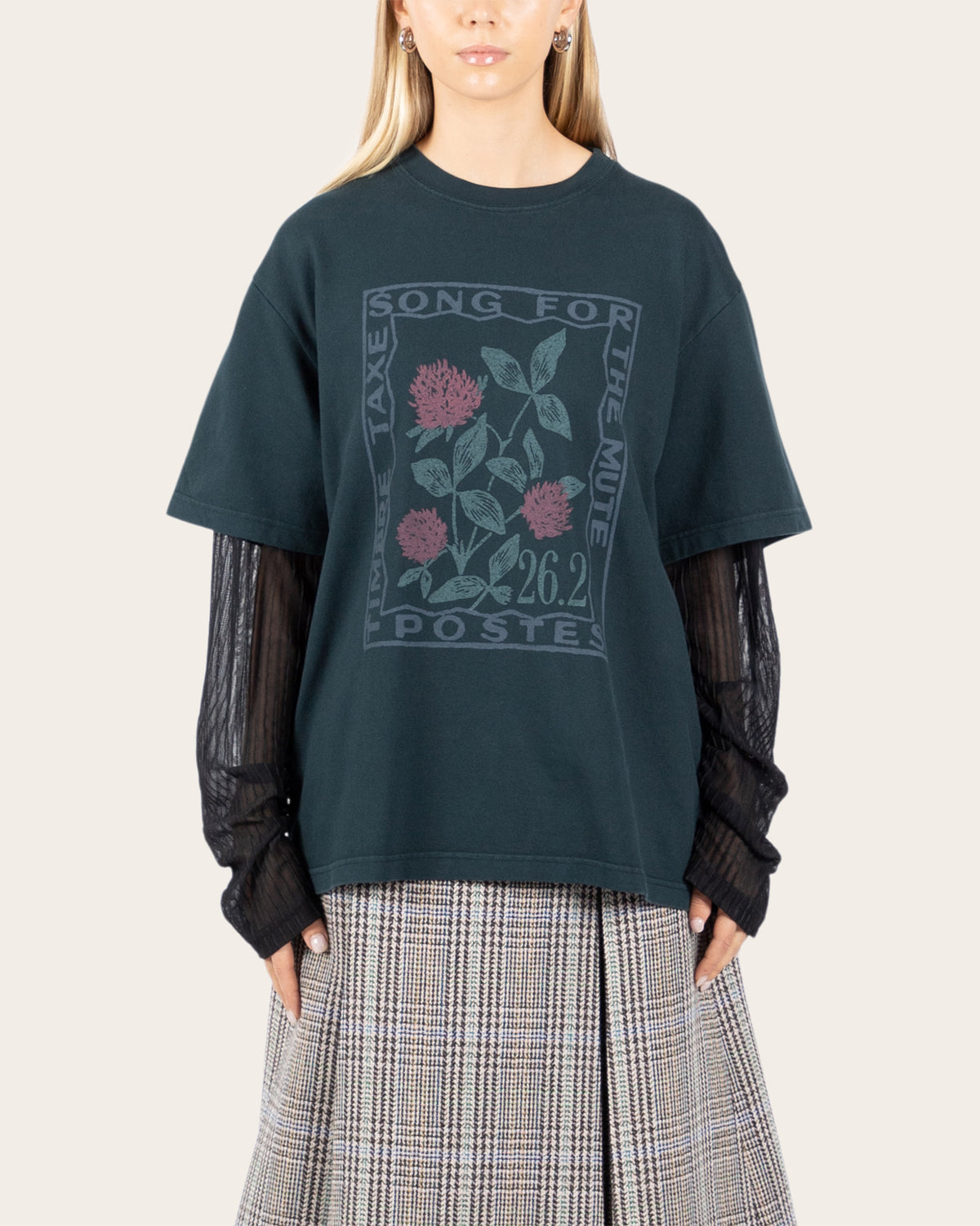 Clover Red Double Layered T-shirt