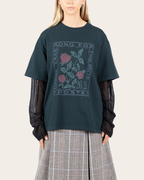 Clover Red Double Layered T-shirt