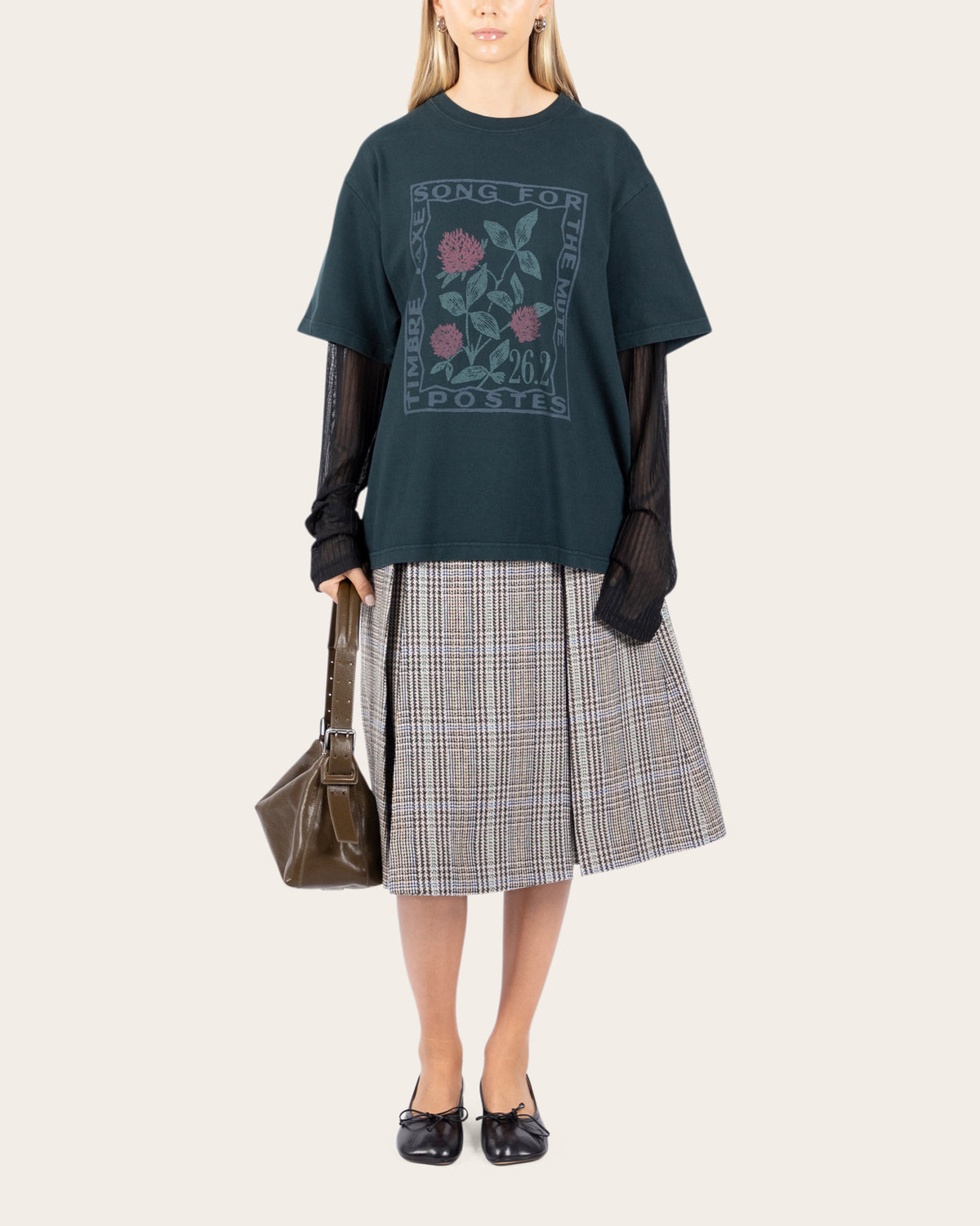 Clover Red Double Layered T-shirt