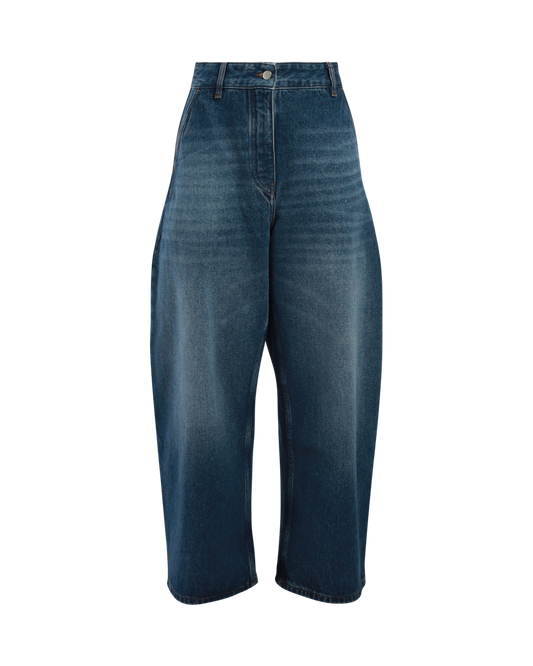 Chalco Denim Wide Crop Pants