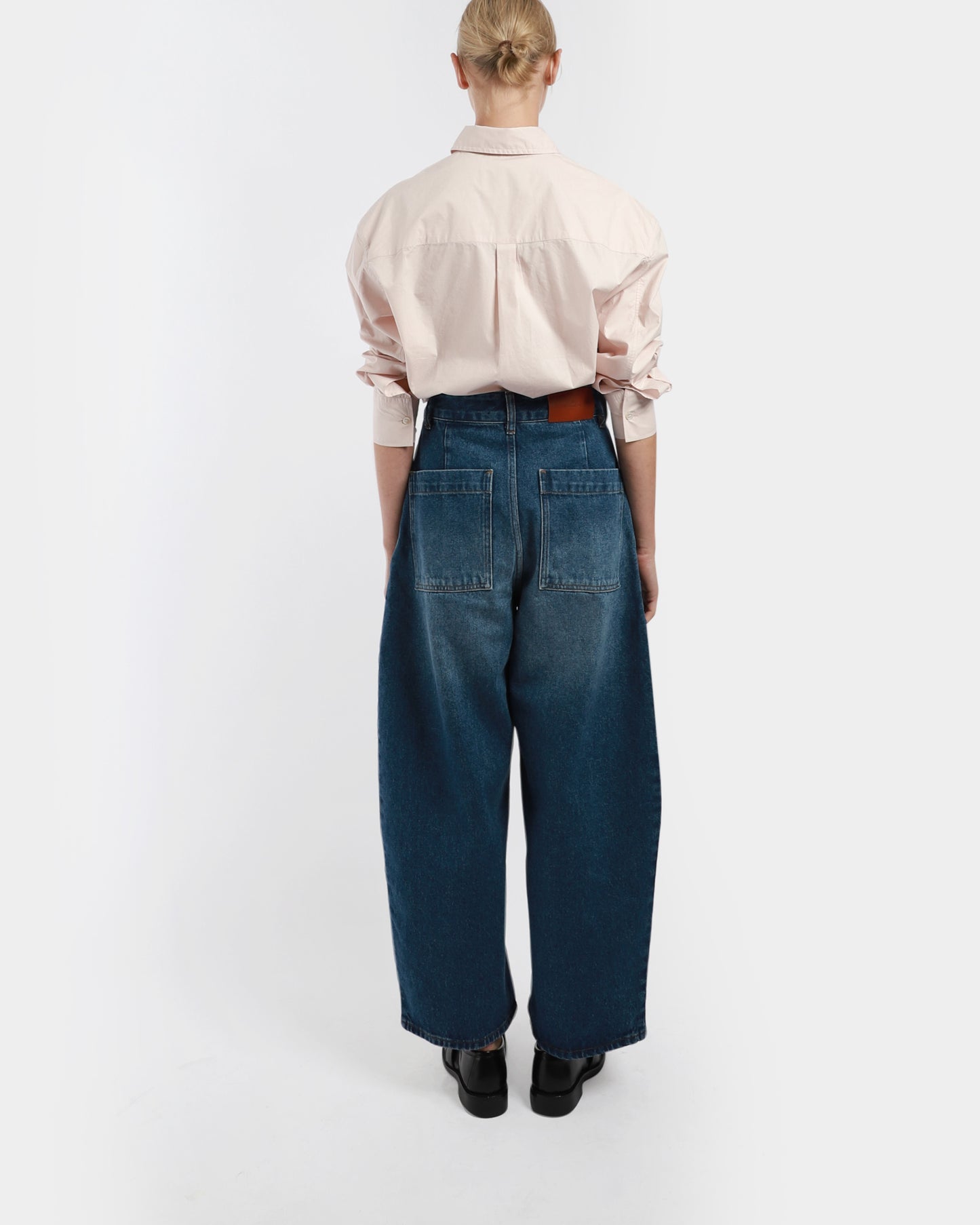 Chalco Denim Wide Crop Pants