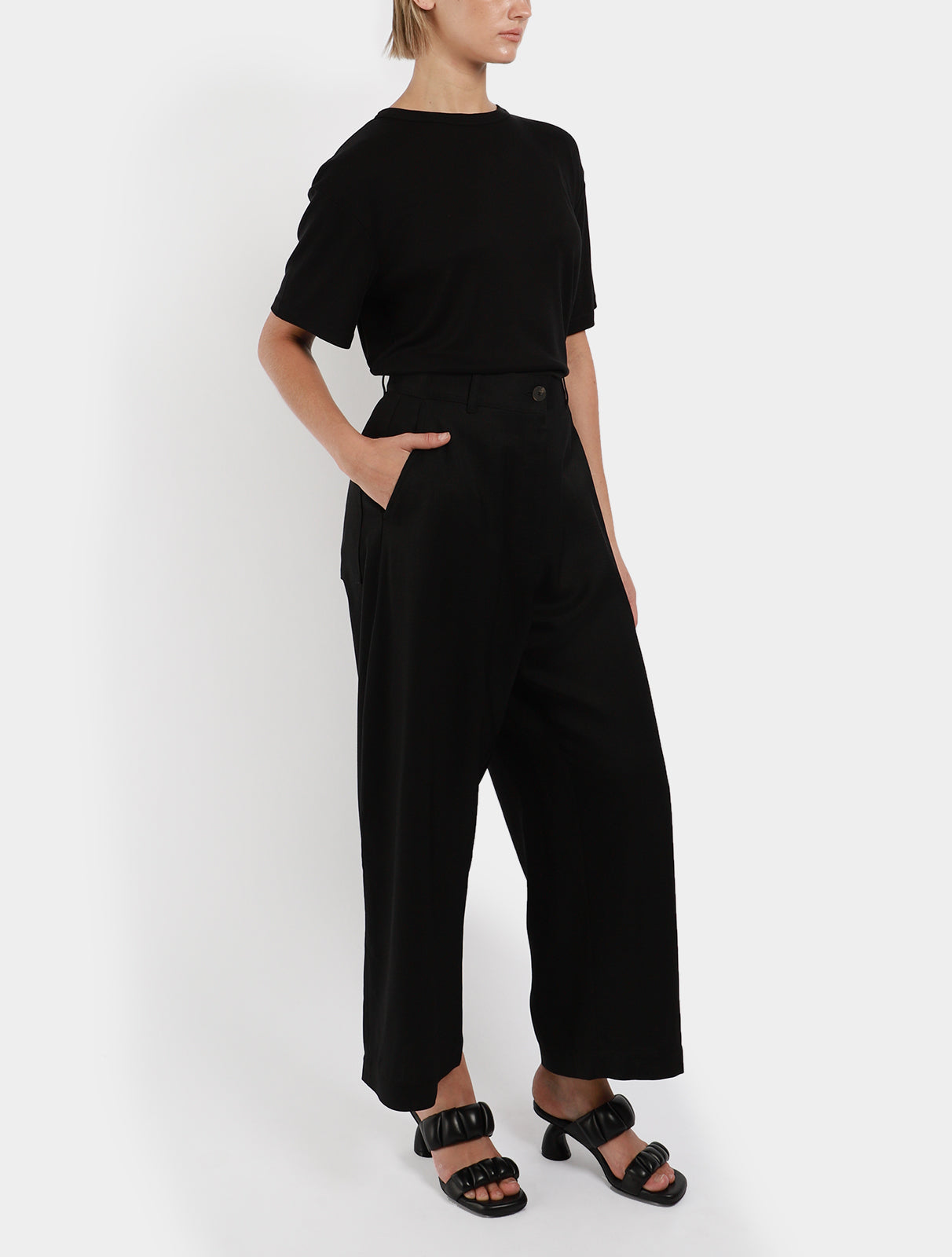 Chalco Pants Wide Crop Pants