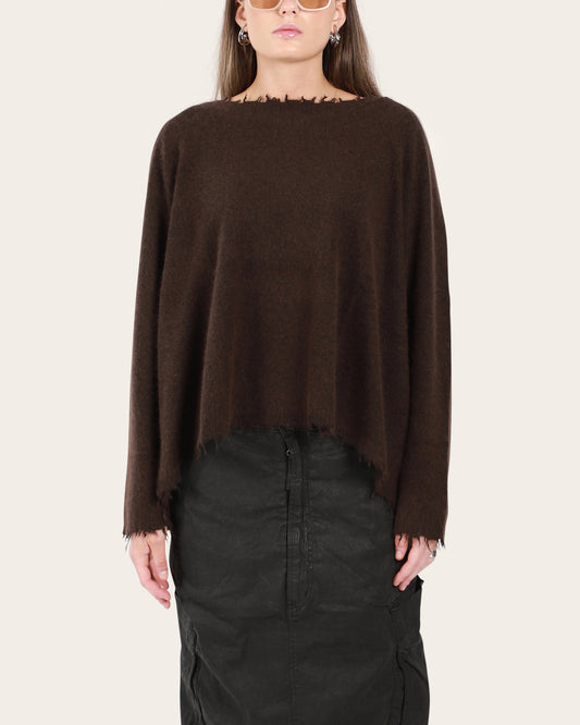 Distressed Crew Knit