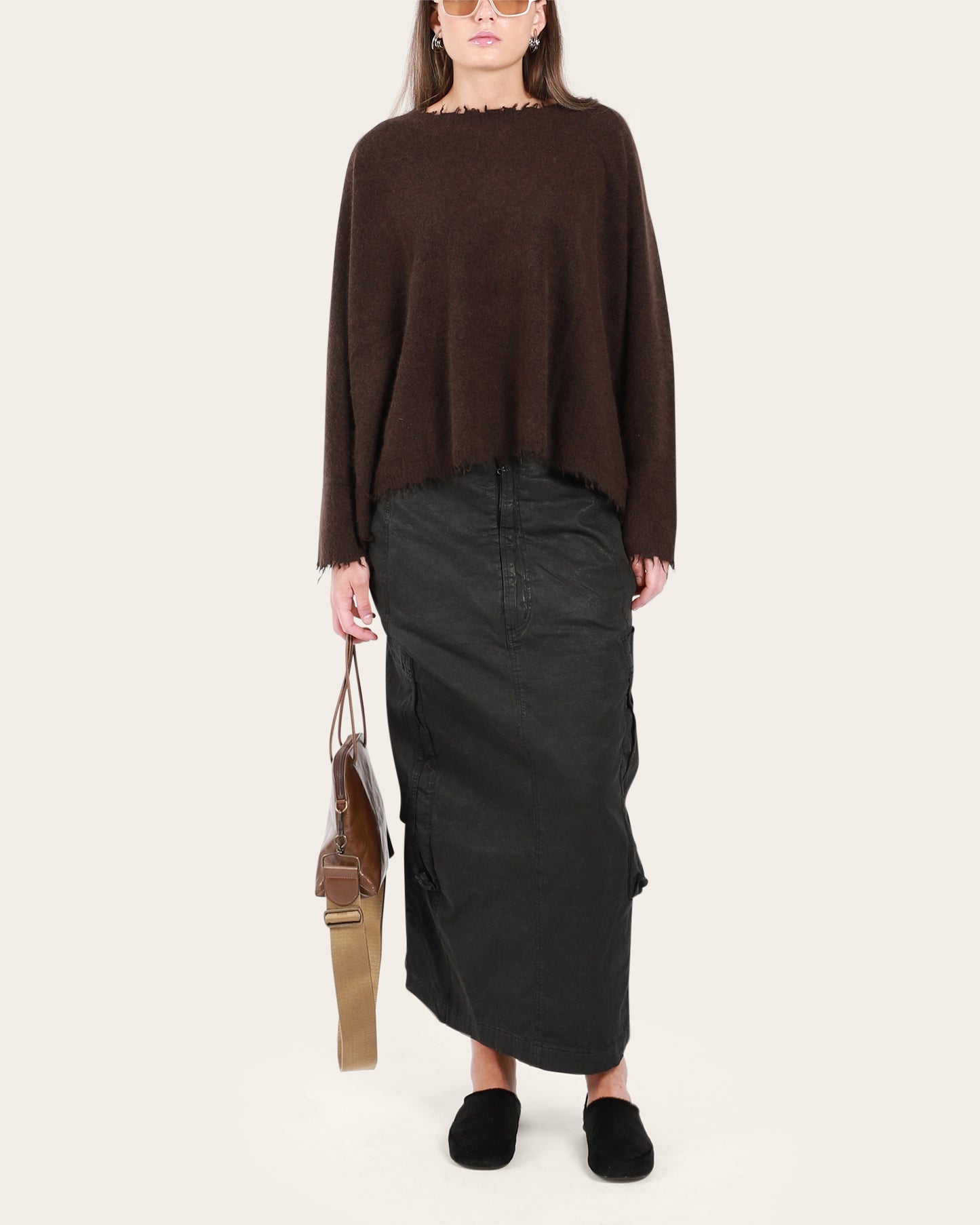 Distressed Crew Knit