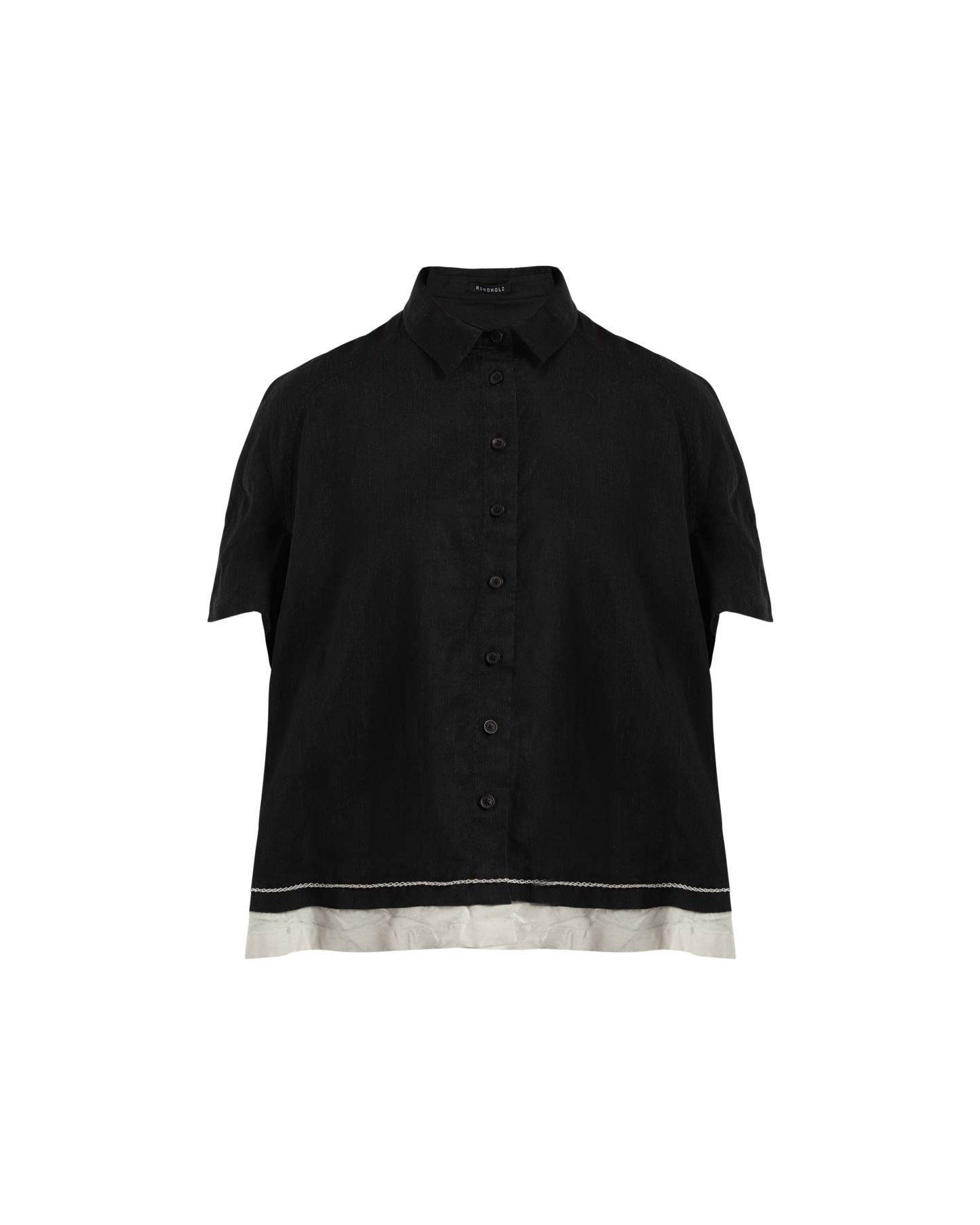 Embroidered Trim Shirt