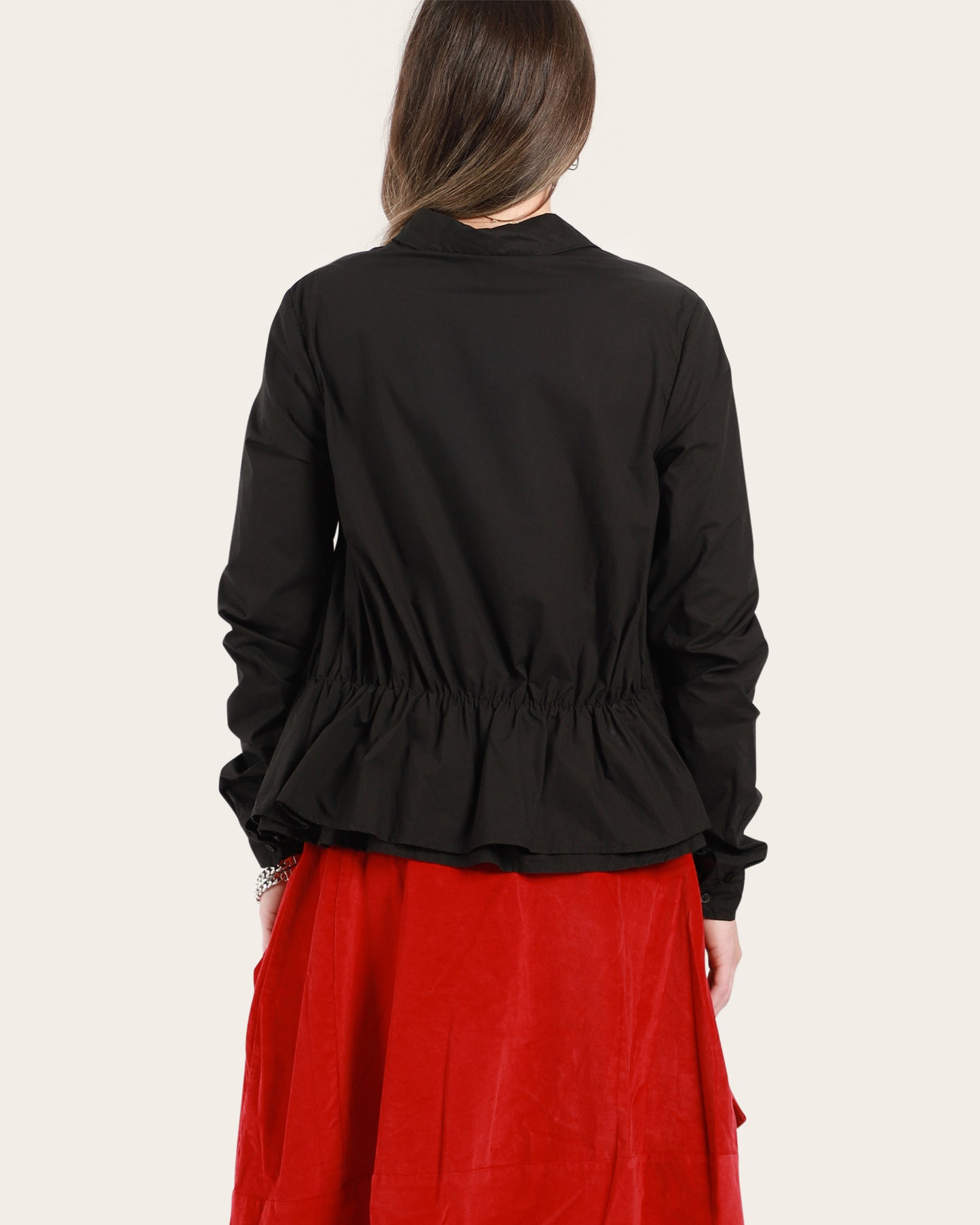 Gathered Hem Blouse