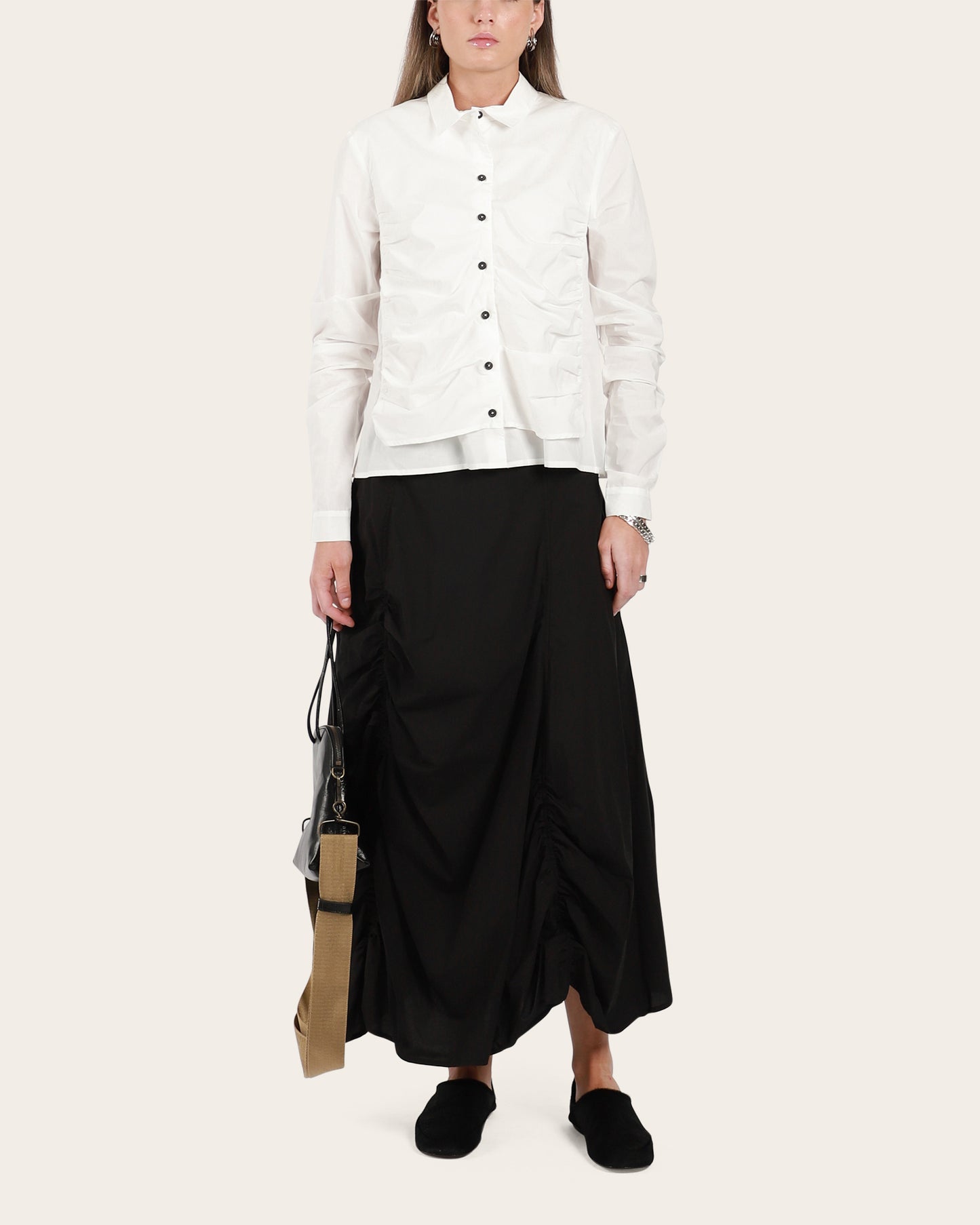 Gathered Front Shirt