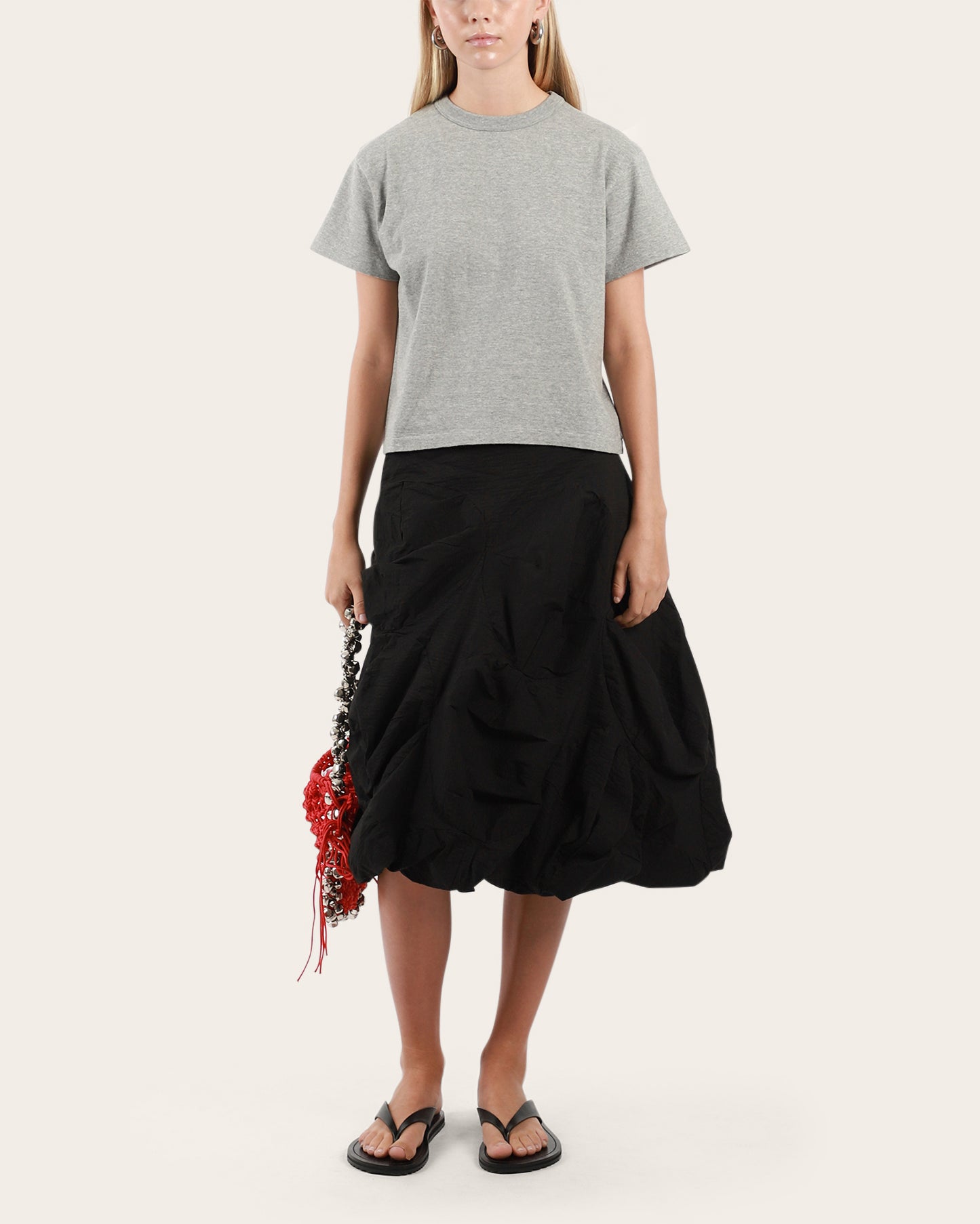 Large Circle Detail Skirt