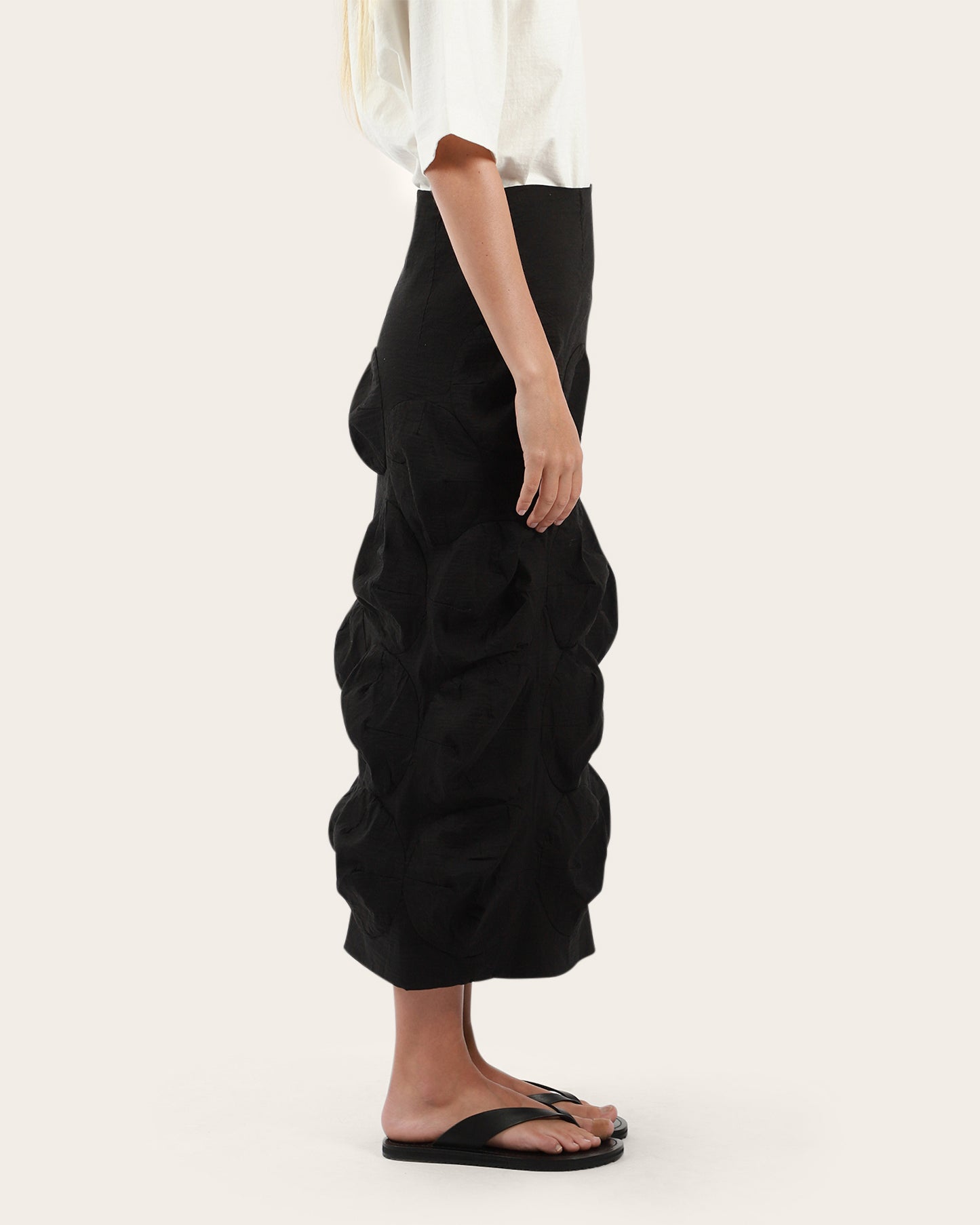 Large Circle Detail Skirt