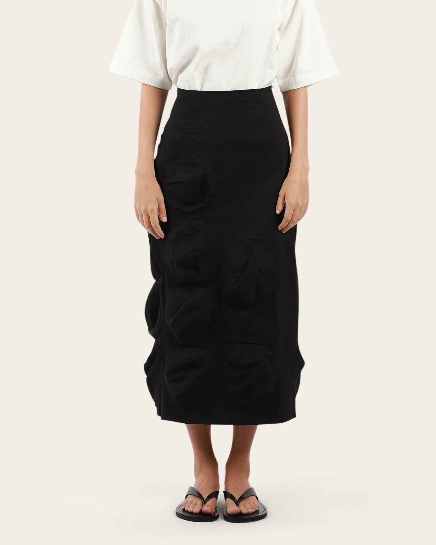 Large Circle Detail Skirt