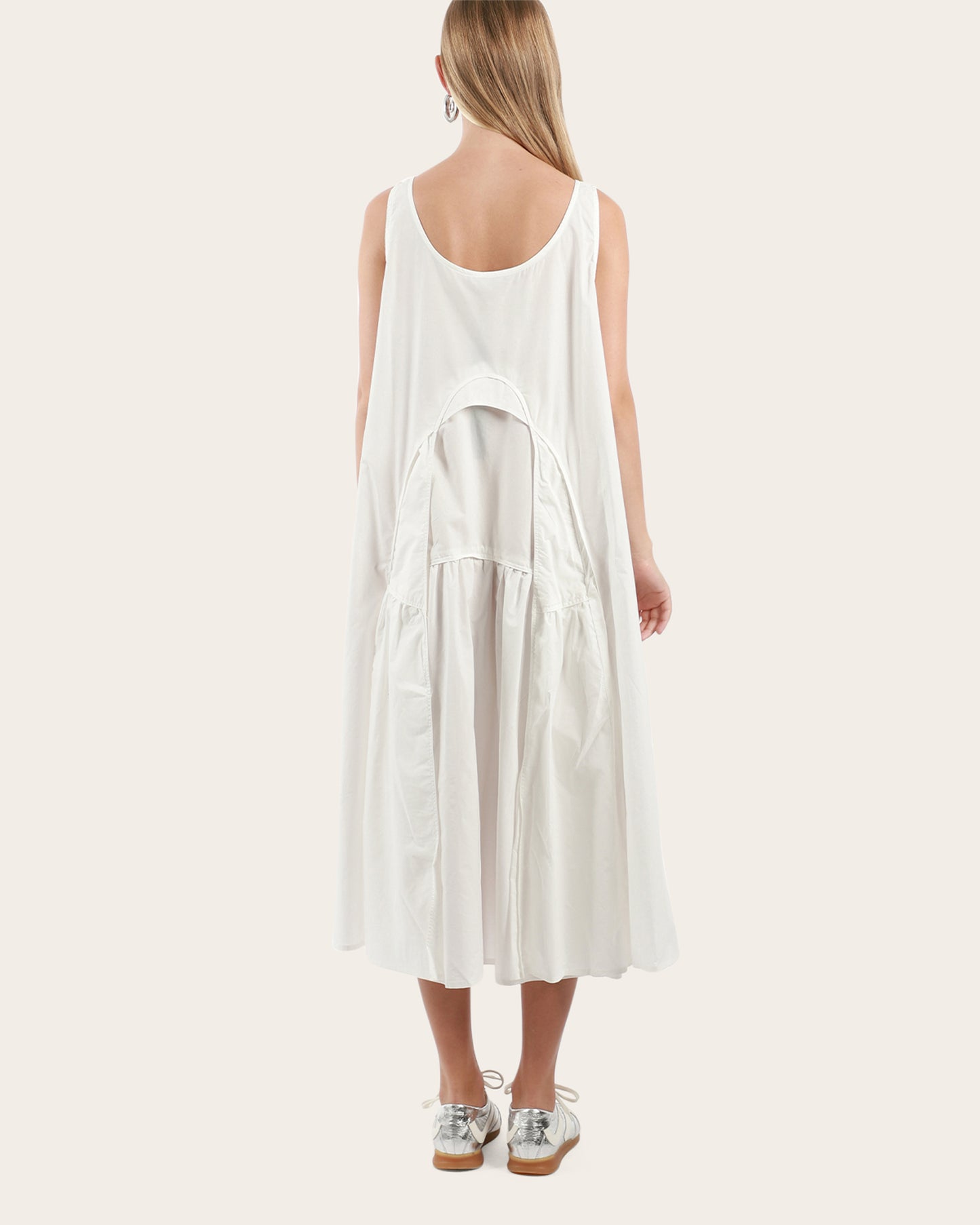 Layered Front Sleeveless Dress