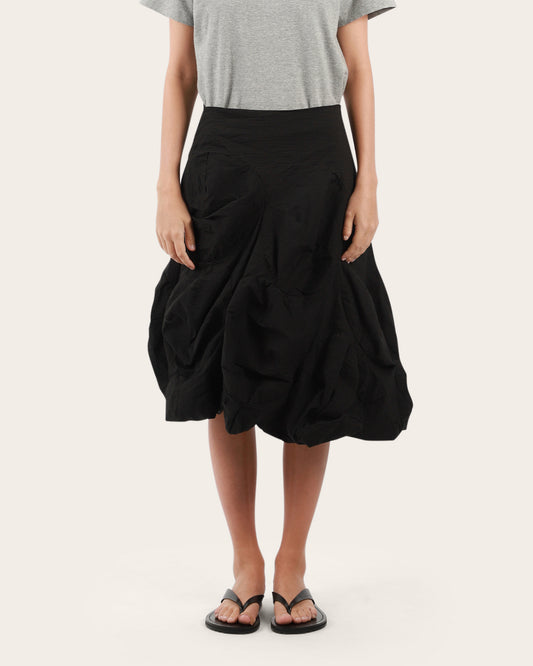 Small Circle Detail Skirt