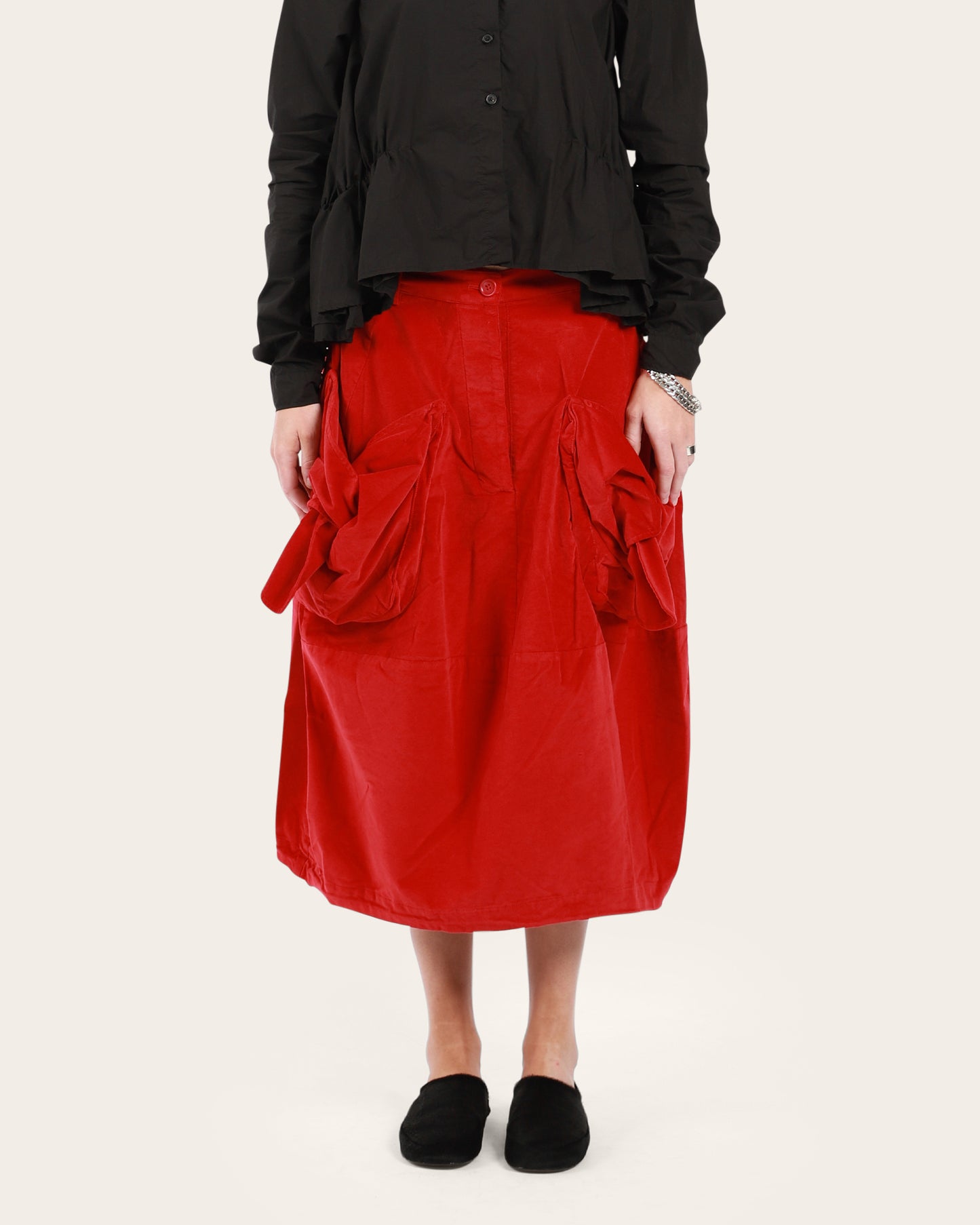 Tie Pocket Skirt