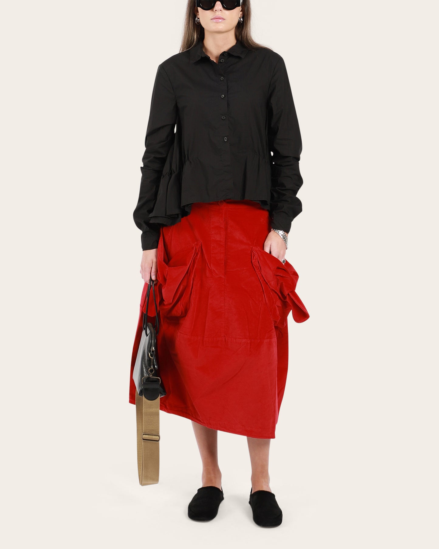 Tie Pocket Skirt