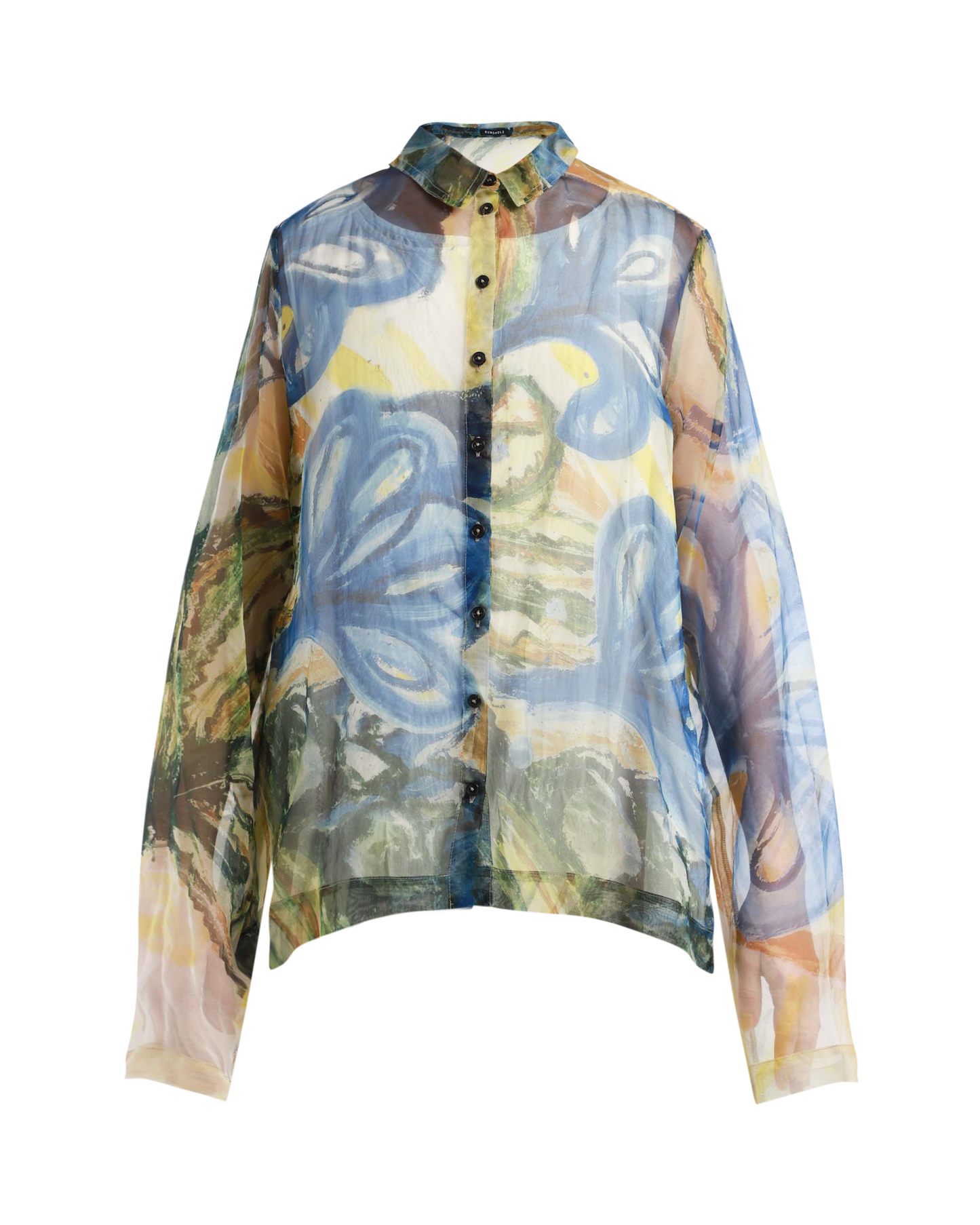 Sheer Print Shirt