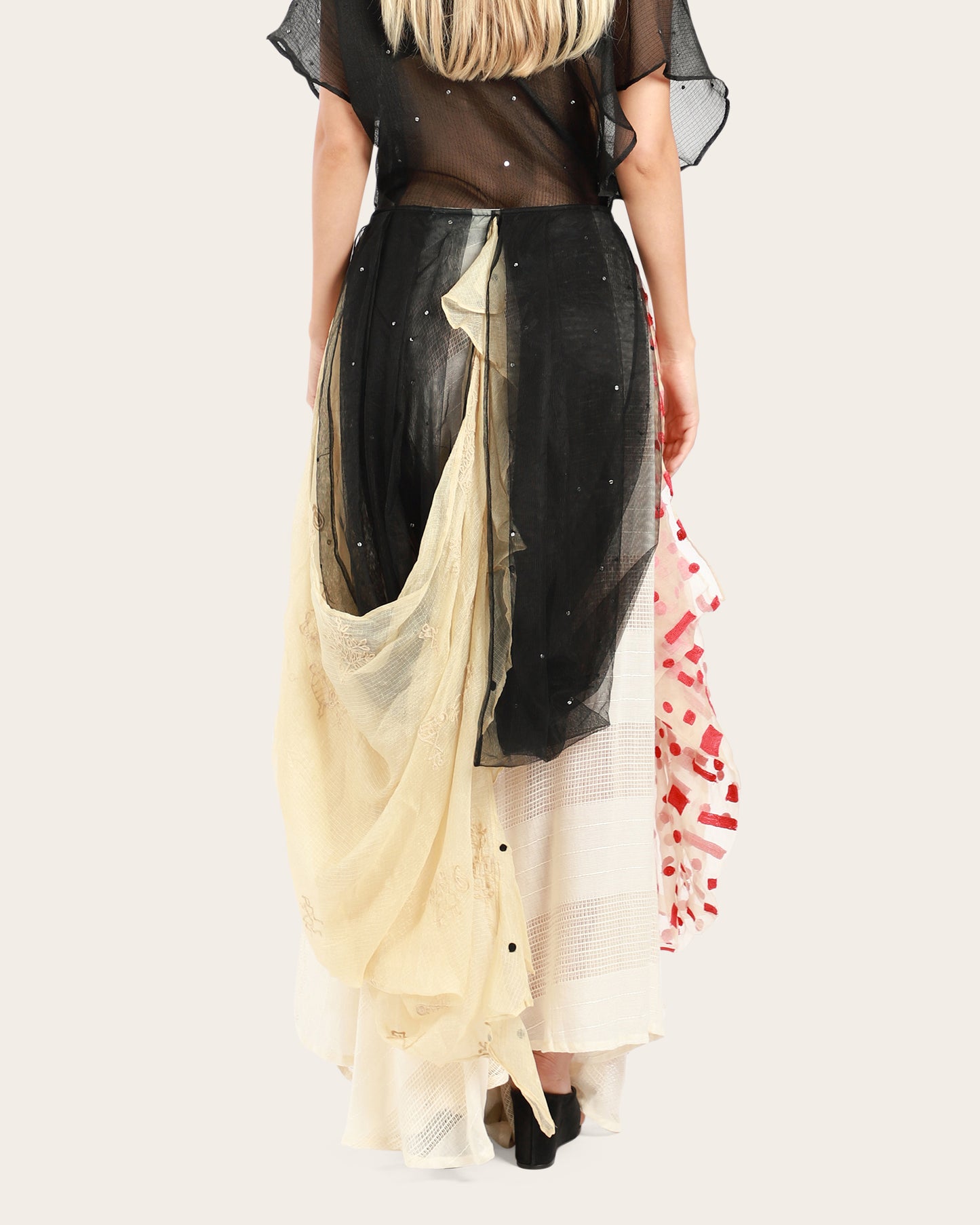 Drape Long Skirt