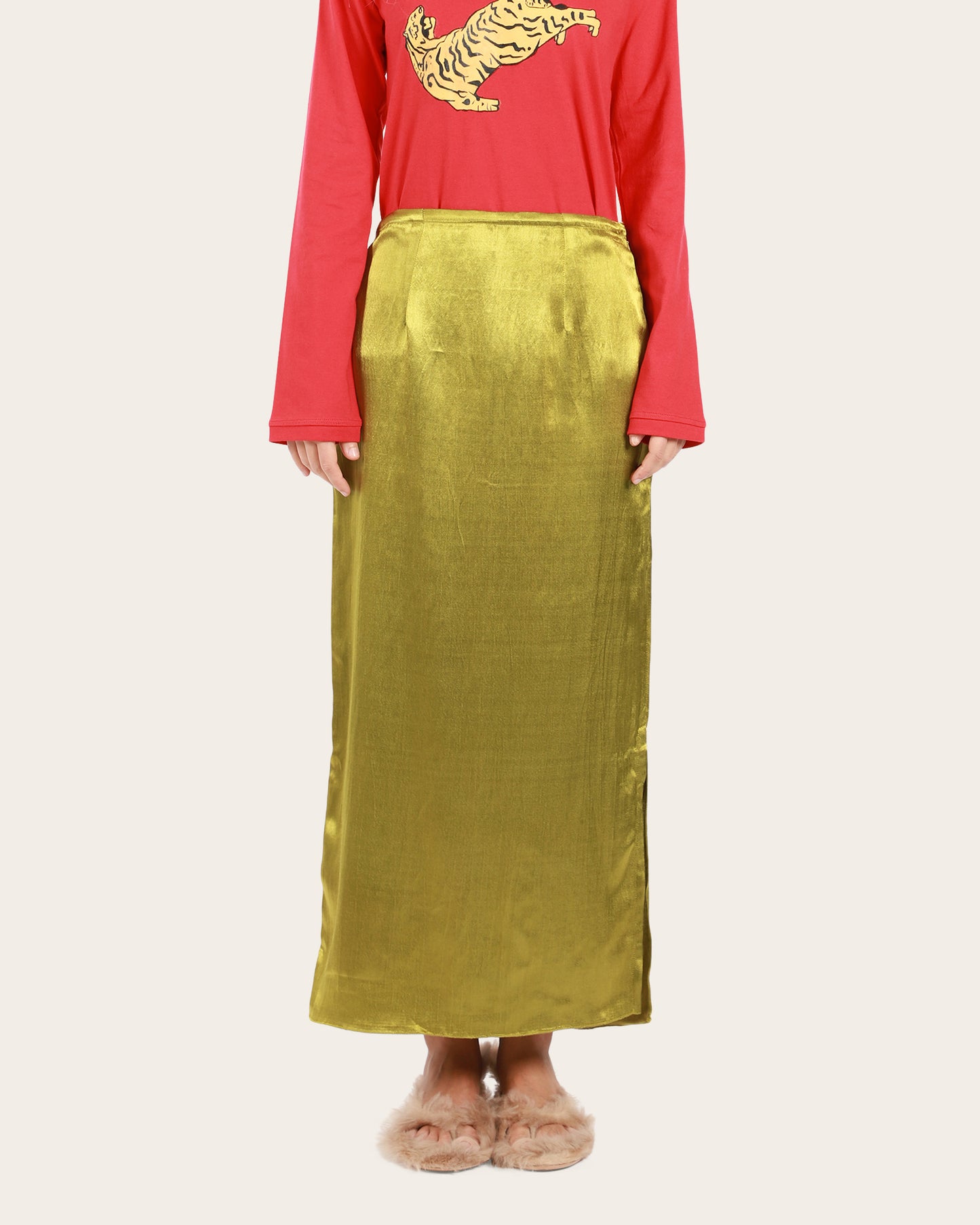 Silk Slip Skirt