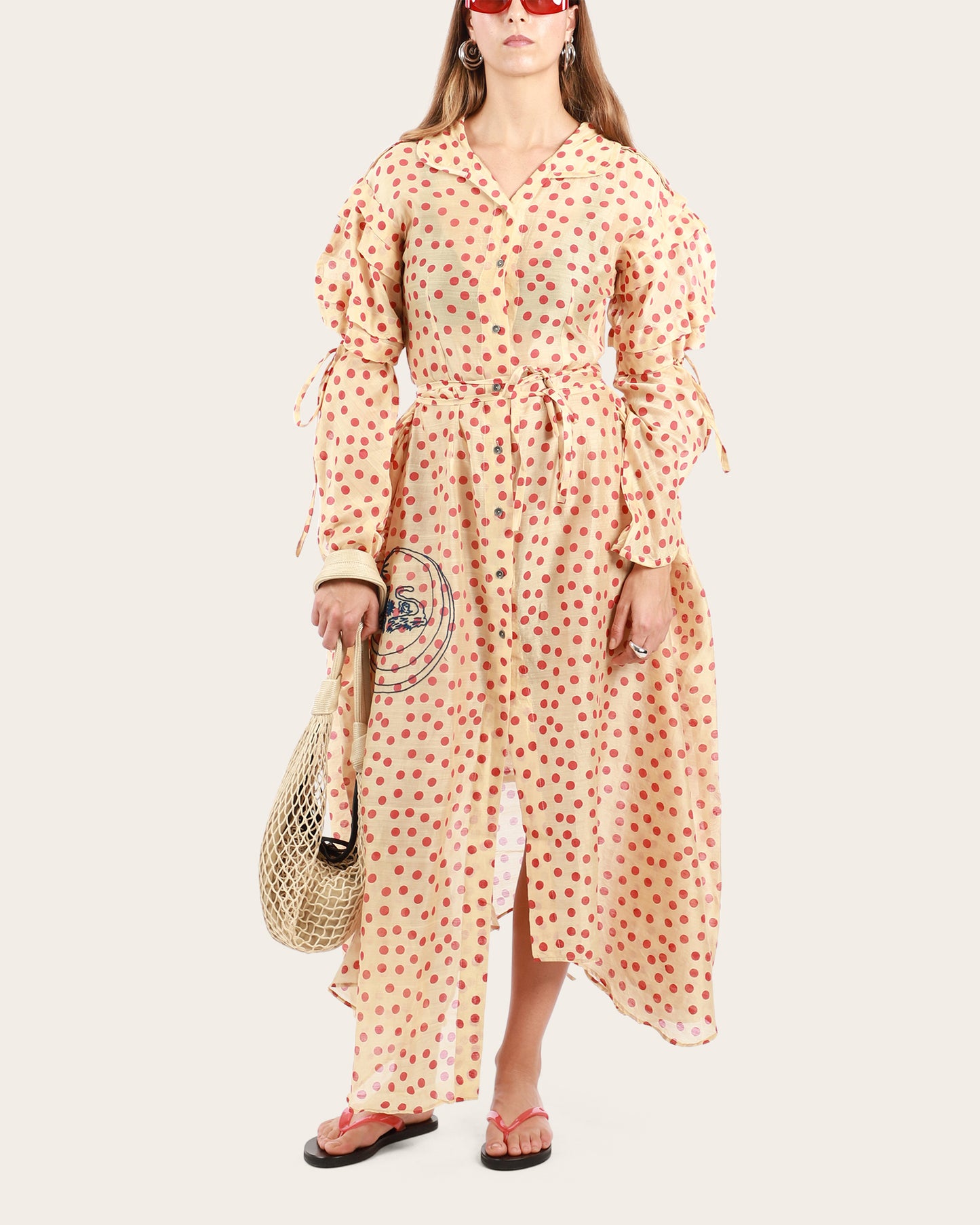 Dot Rucha Dress