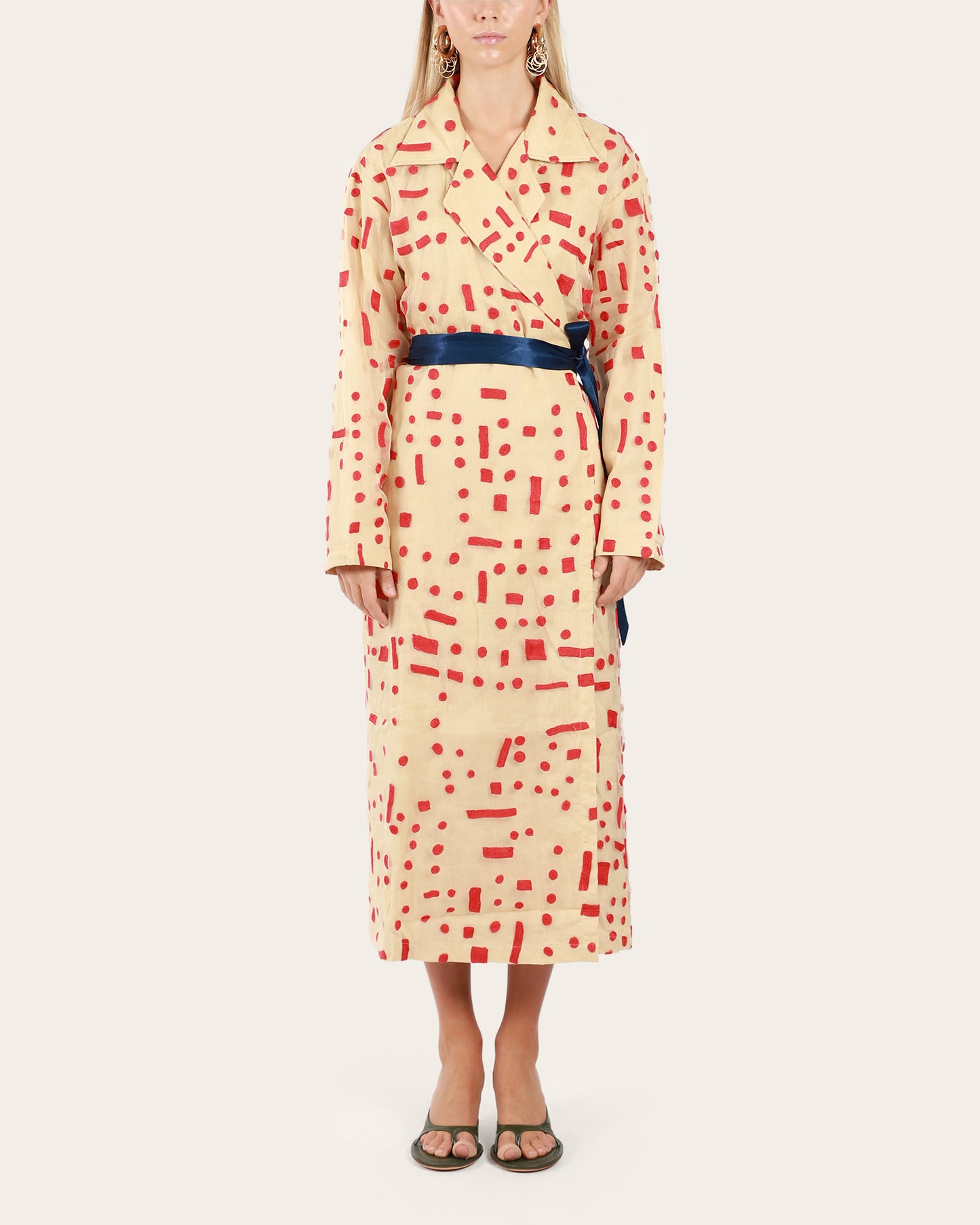 Hand Embroidered Puzzle Coat