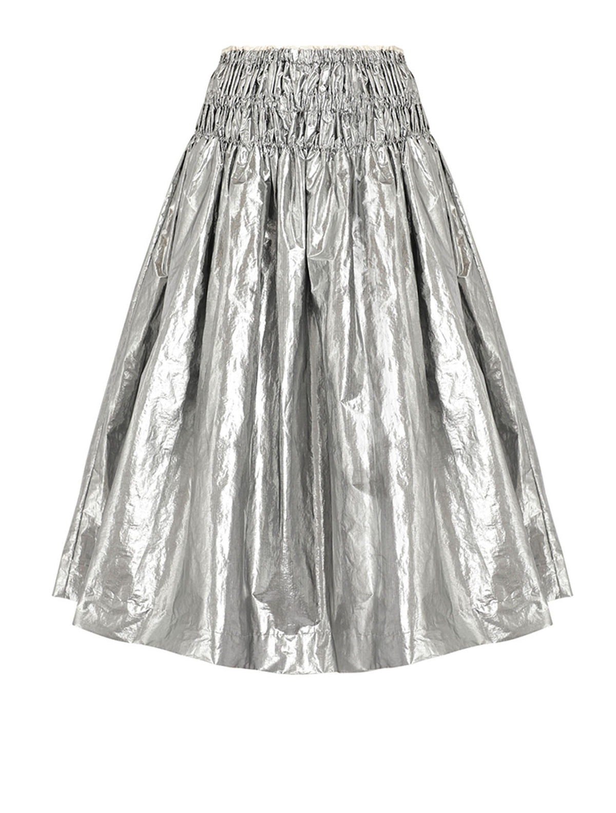 Silver metallic 2024 pleated skirt australia