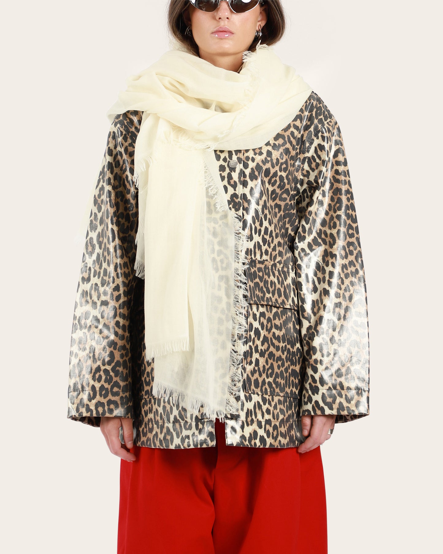 Light Wool Blanket Scarf