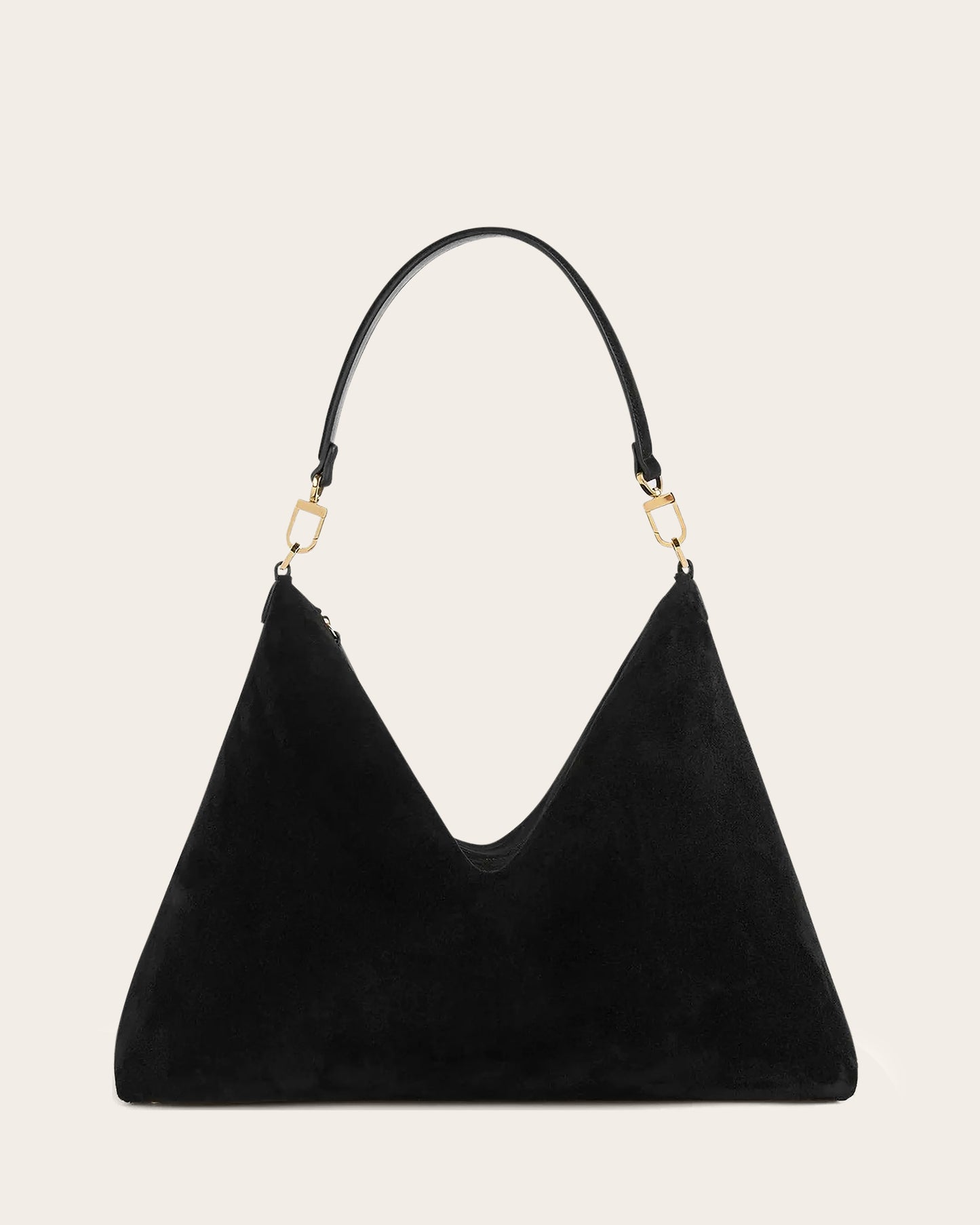 Medium Bevel Suede Bag