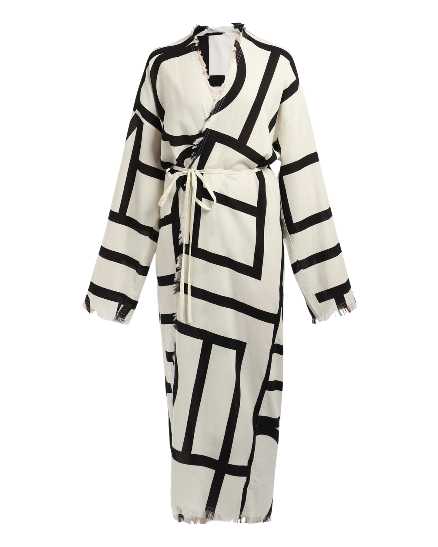 Monogram Wrap Dress