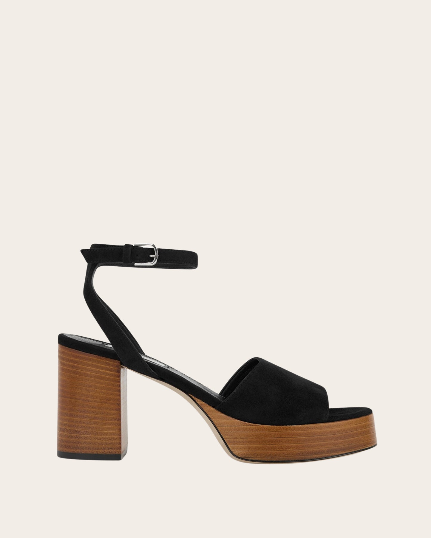 Platform Suede Sandals