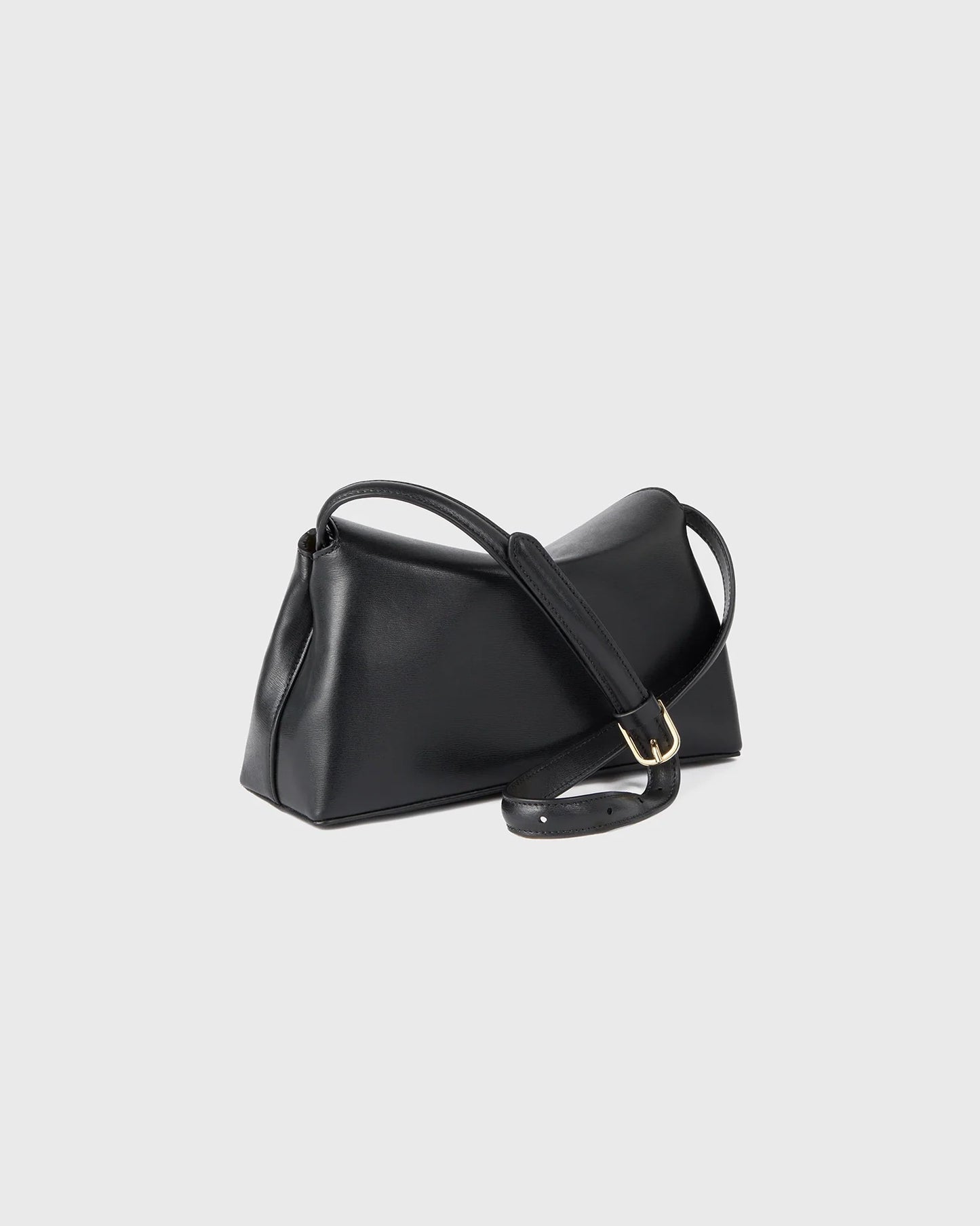 T-Lock Leather Clutch