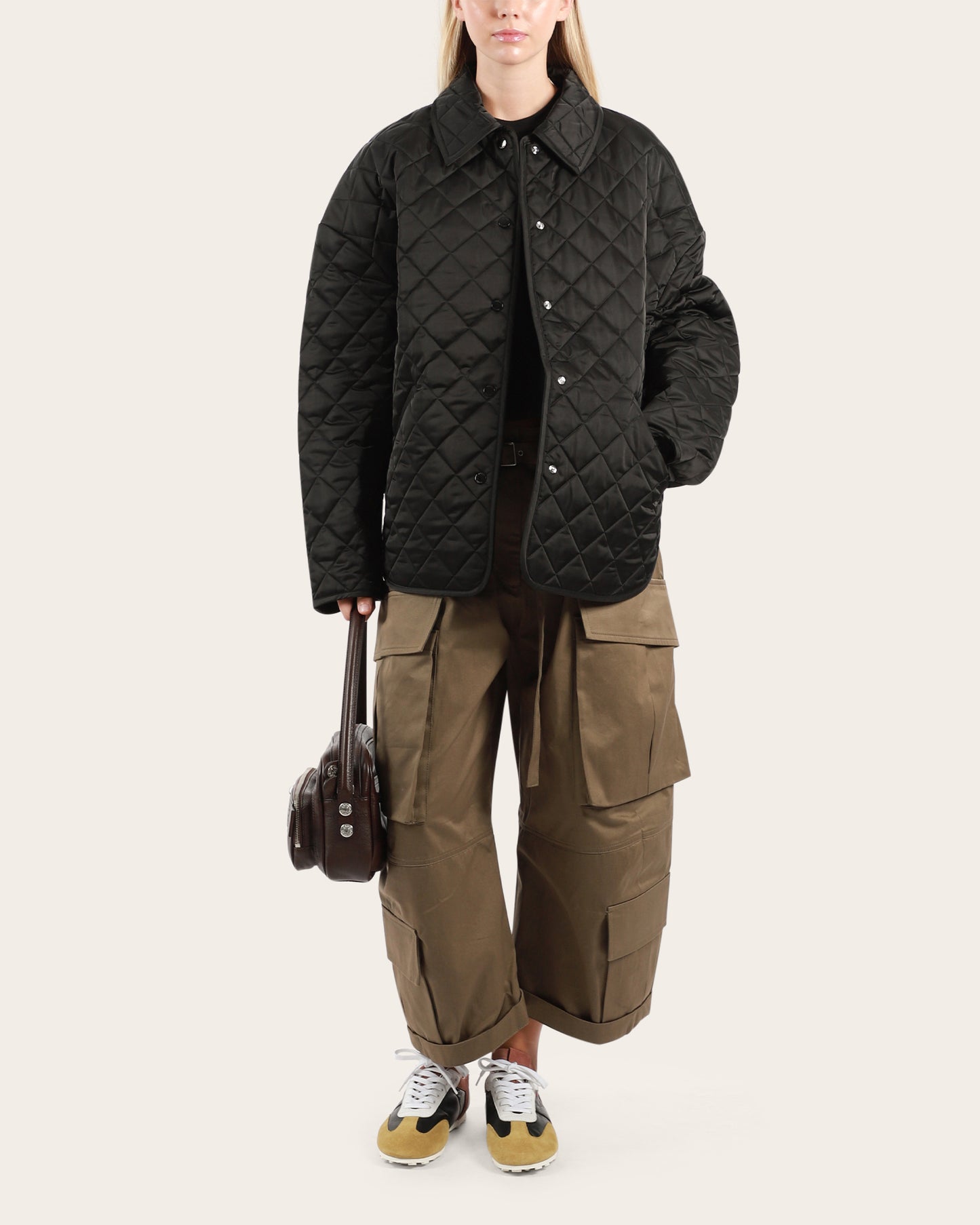 Collared Quilted Jacket