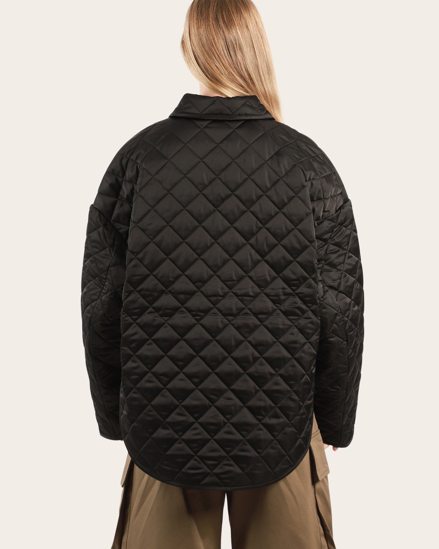 Collared Quilted Jacket
