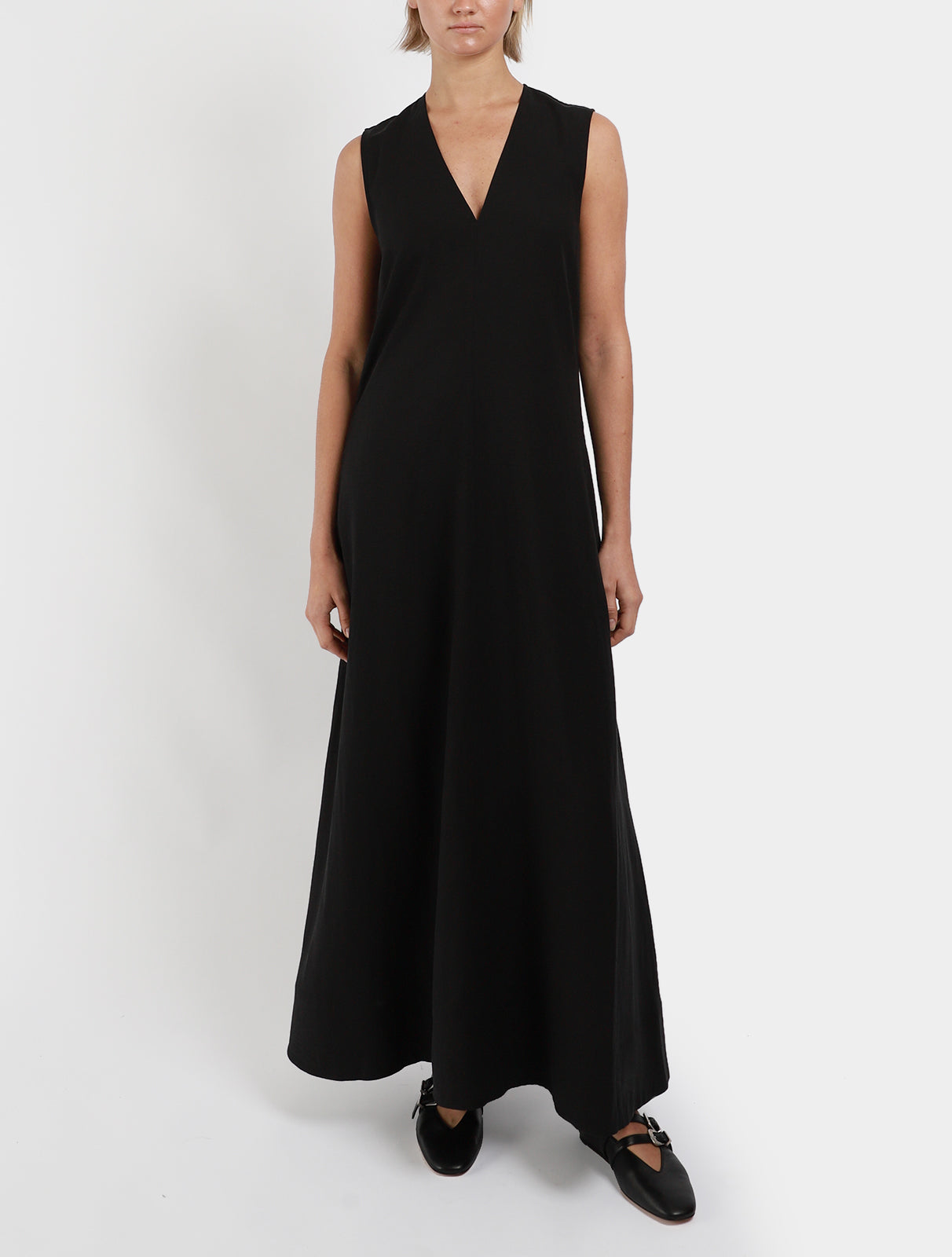 Fluid V-Neck Dress