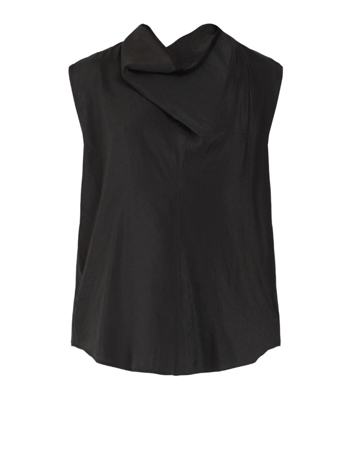 Folded-Neck Blouse