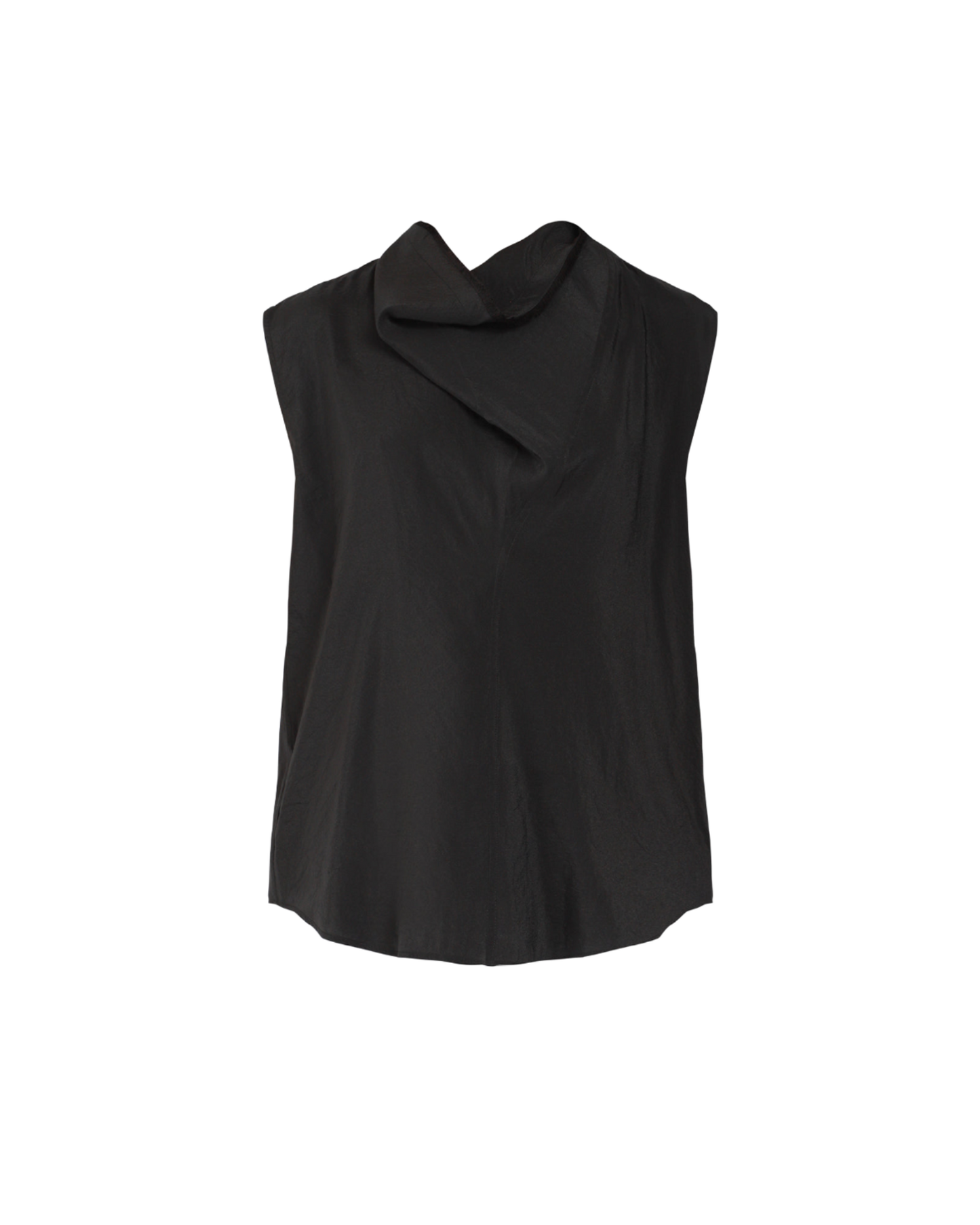 Folded-Neck Blouse